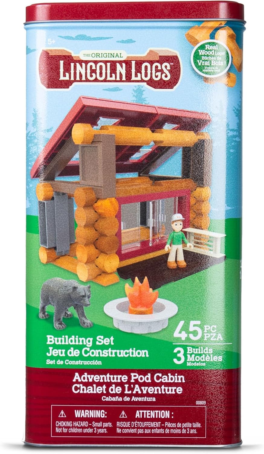 Hot Lincoln Logs Adventure Pod Cabin