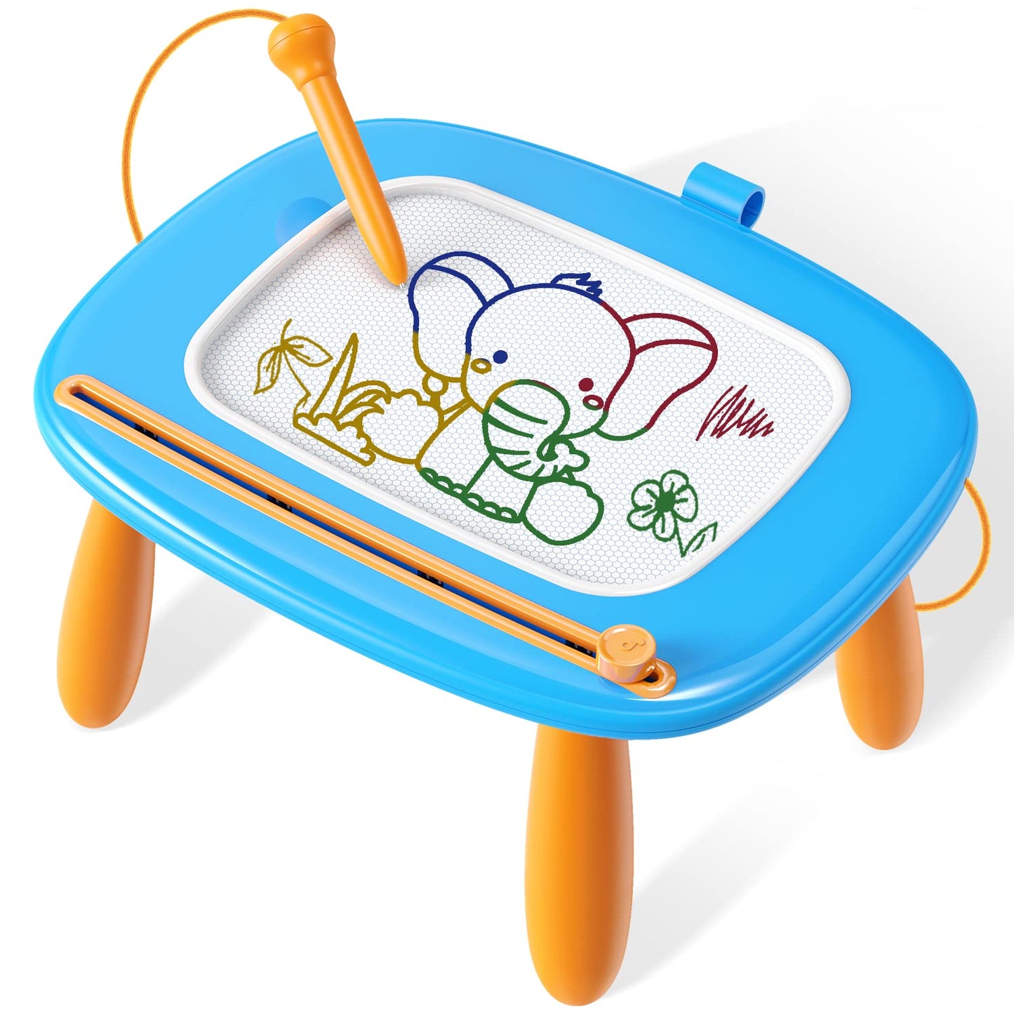 HotSeimome Magnetic Drawing Board, Toddler Girl Toys for 1-3 Year Old, Doodle Board Learning and Educational Kids Toys for 1 2 3 Year Old Baby Birthday GIF- Pink