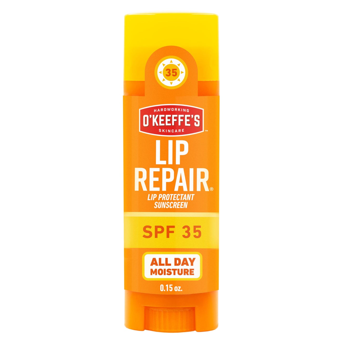 HotO'Keeffe's Lip Repair SPF 35 Lip Balm - Stick (3 Pack) - Sun-Safe Moisturizer for Extremely Cracked, Dry Lips