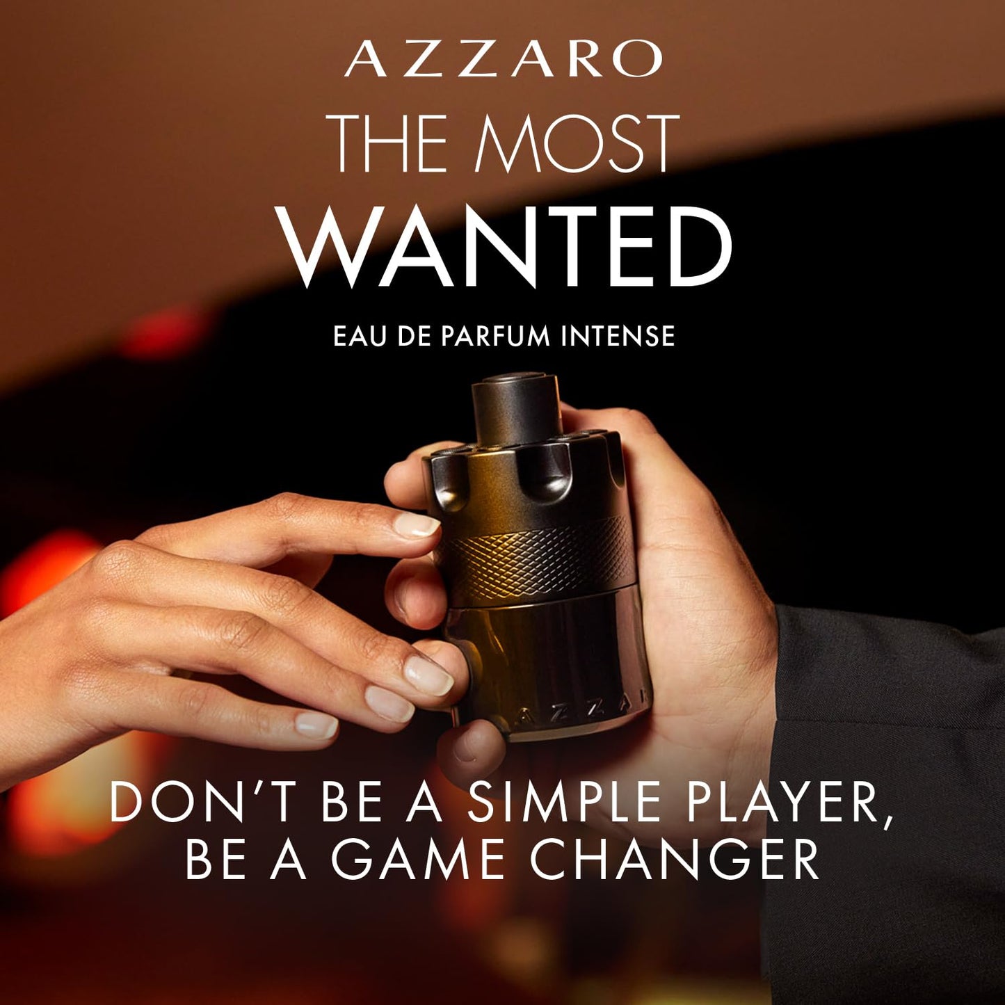 Hot Azzaro The Most Wanted Eau de Parfum Intense - Woody & Seductive Mens Cologne - Fougère, Ambery & Spicy Fragrance for Date Night - Lasting Wear - Luxury Perfumes for Men