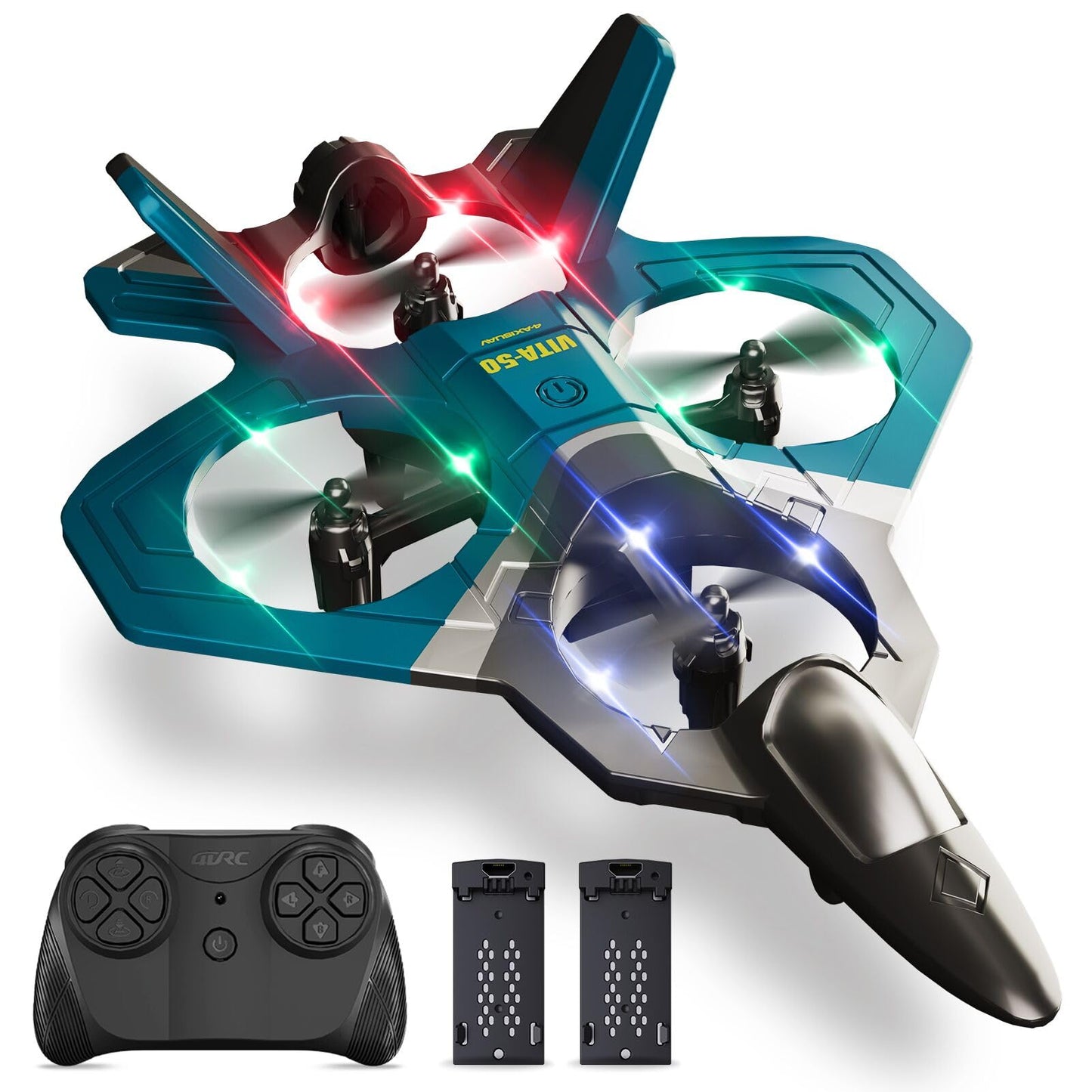 Hot4DRC RC Planes Remote Control Airplanes for Kids, Foam Remote Control Planes for Kids Adults Beginners, Remote Control Helicopter Fighter Jet Drones for Kids Adults, 360° Flip Easy to Fly