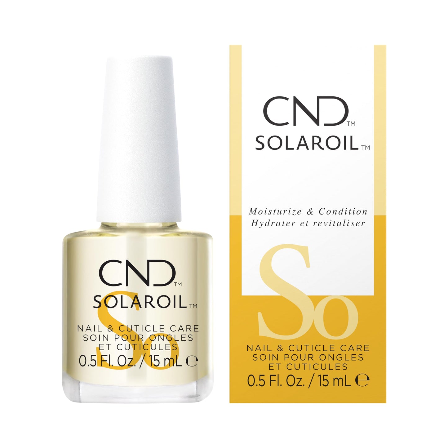 HotCND SolarOil Cuticle Oil, Natural Blend Of Jojoba, Vitamin E, Rice Bran and Sweet Almond Oils, Moisturizes and Conditions Skin (Packaging May Vary)