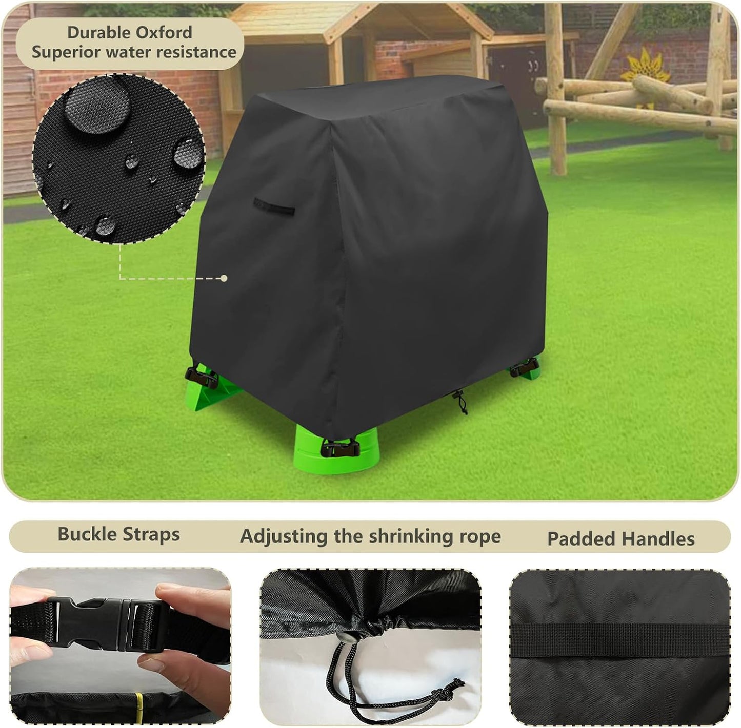HotKids Water Table Cover Fit Rain Showers Splash Pond Water Table,Waterproof Dust Proof Anti-UV Outdoor Toys Cover-Cover only