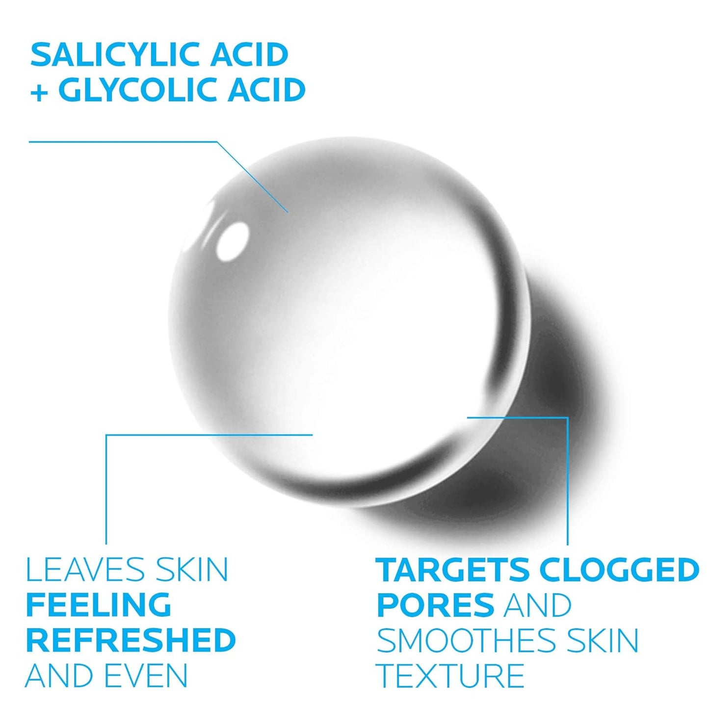 HotLa Roche-Posay Effaclar Clarifying Solution Acne Toner with Salicylic Acid and Glycolic Acid, Pore Refining Oily Skin Toner, Gentle Exfoliant to Unclog Pores and Remove Dead Skin Cells