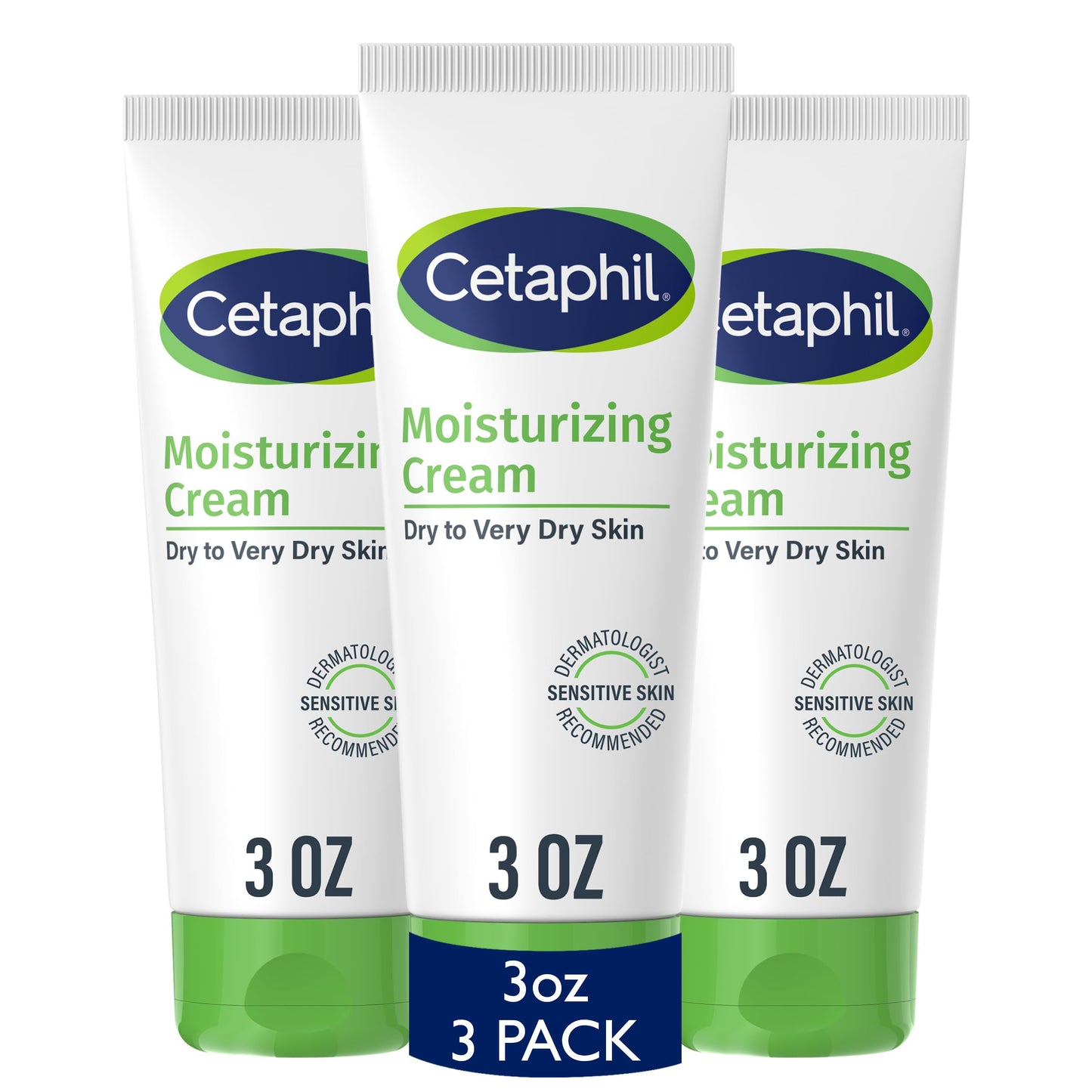 HotCetaphil Face & Body Moisturizer, Hydrating Moisturizing Cream for Dry to Very Dry, Sensitive Skin, NEW 3 oz Pack of 3, Fragrance Free, Non-Comedogenic, Non-Greasy | Face & Body Cream, Dry To Very Dry Skin, Non-Comedogenic, Fragrance Free, Dermatologis