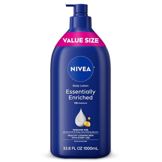 HotNIVEA Essentially Enriched Body Lotion Very Dry Skin, 33.8 Fl Oz Value Size