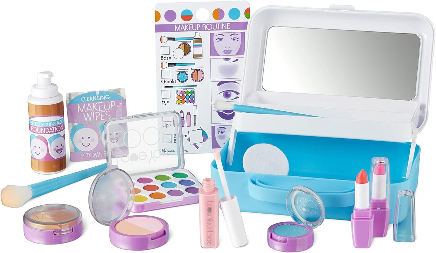 Hot Melissa & Doug Love Your Look Pretend Makeup Kit Play Set – 16 Pieces for Mess-Free Pretend Play (Does NOT Contain Real Cosmetics)