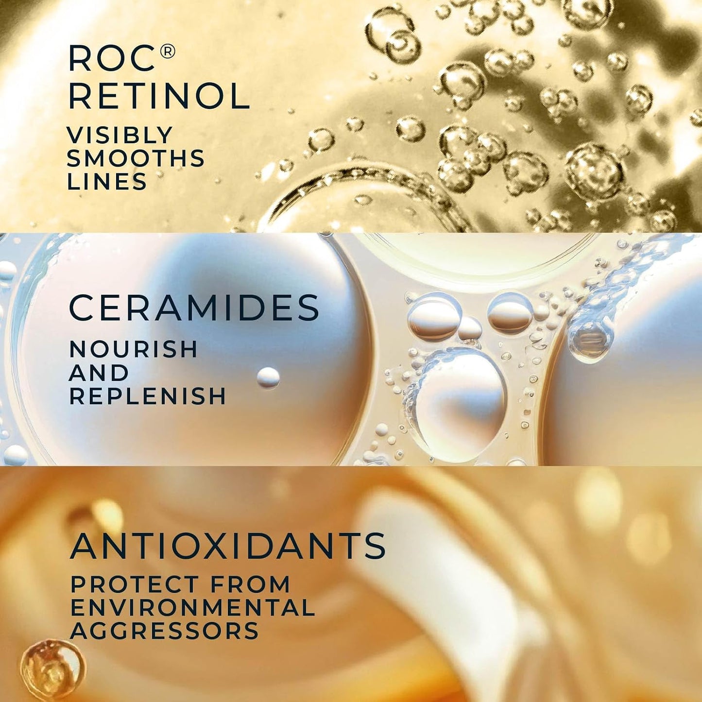 HotRoC Retinol Correxion Anti-Aging Wrinkle Night Serum, Retinol Serum for Face, Daily Treatment for Fine Lines, Post Acne Scars, 30 Capsules, Unscented, 0.35 Fl Oz