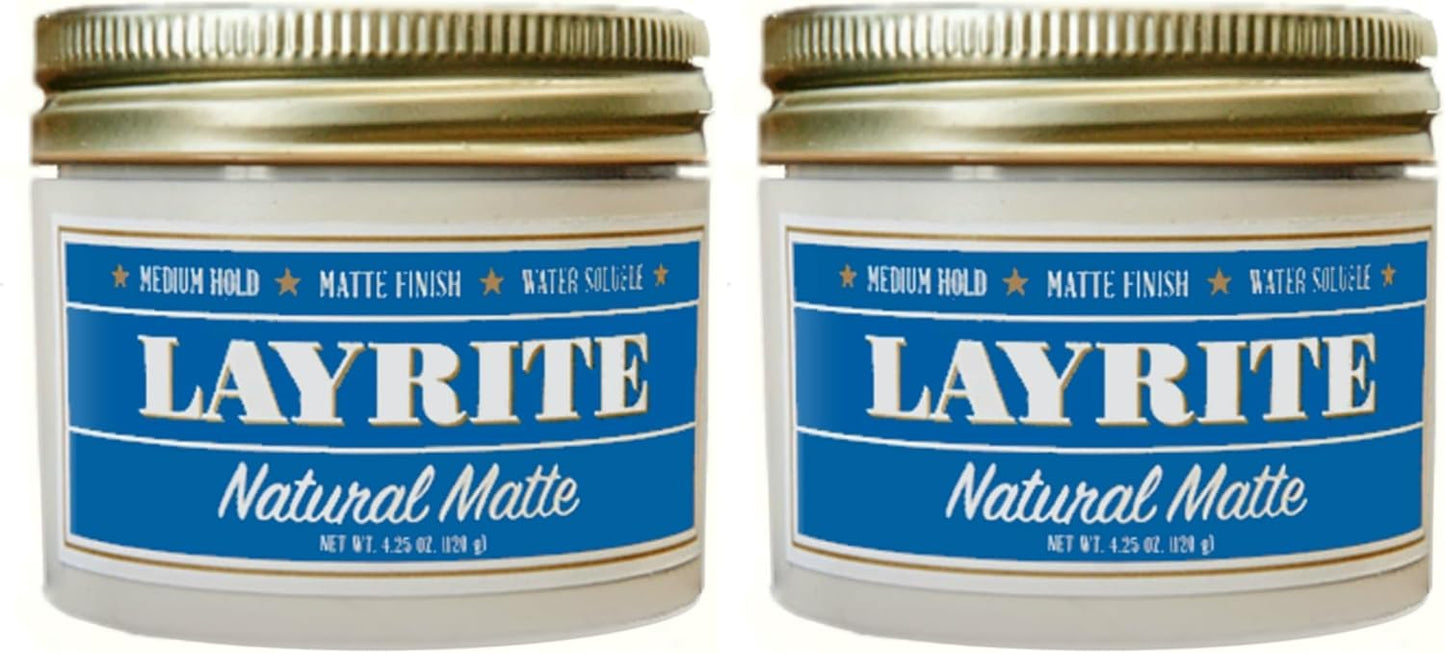HotLayrite Natural Matte Cream, Basic, White, Mild Cream Soda, 4.25 Ounce