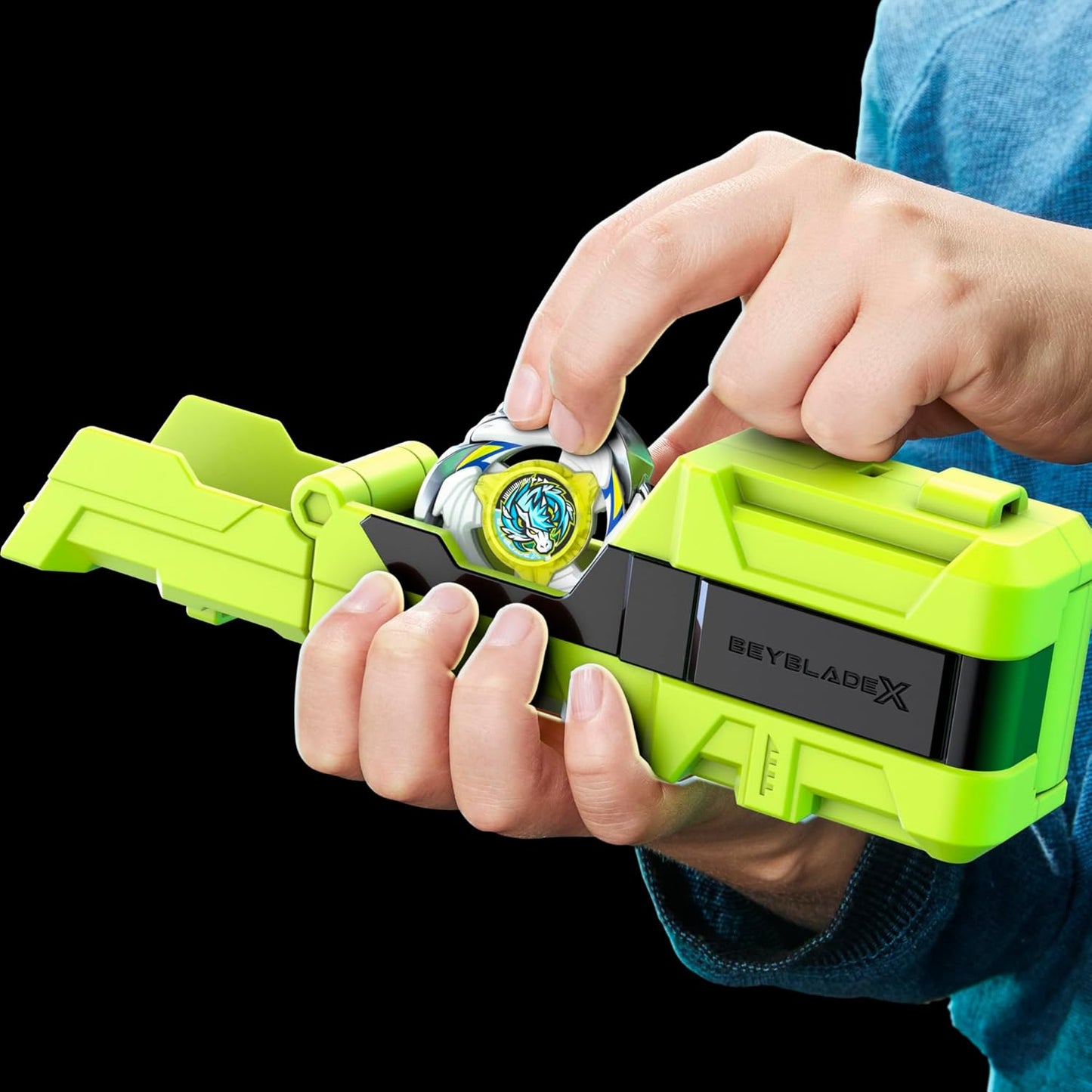 Hot Beyblade X Clip & Rip Launcher with Takara Tomy Attack Type Top Right-Spinning Top Toy, Battling Tops Game Toys, Ages 8+