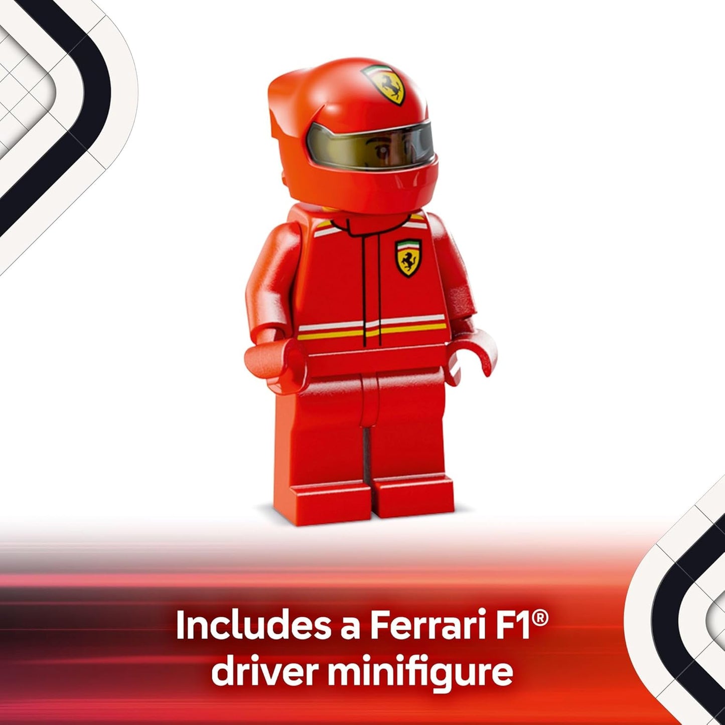 HotLEGO Speed Champions Ferrari SF-24 F1 Race Car Toys - Building Sets for Kids, Boys & Girls, Ages 10+ - Ferrari F1 Model Car Kits for Display or Play - Gift Ideas for Birthdays and Fans - 77242