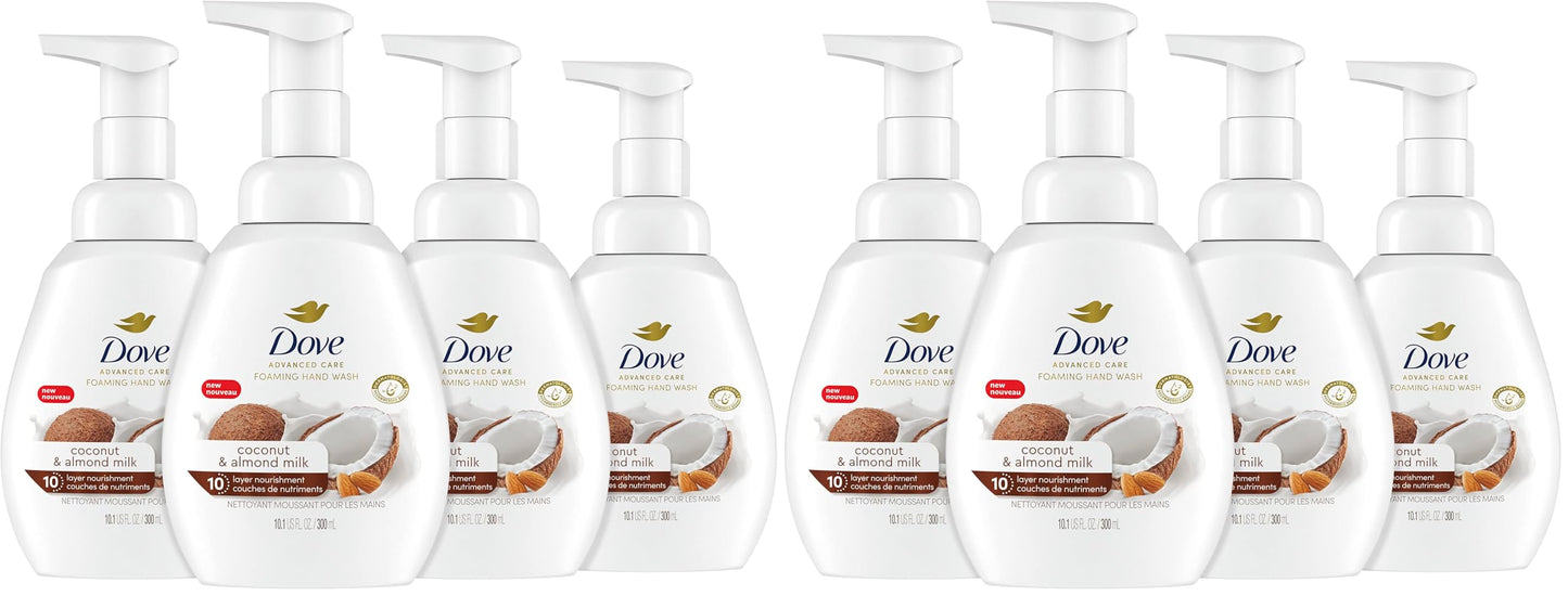 HotDove Advanced Care Hand Wash Deep Moisture 4 Count for Soft, Smooth Skin, More Moisturizers Than the Leading Ordinary Hand Soap, 12 oz