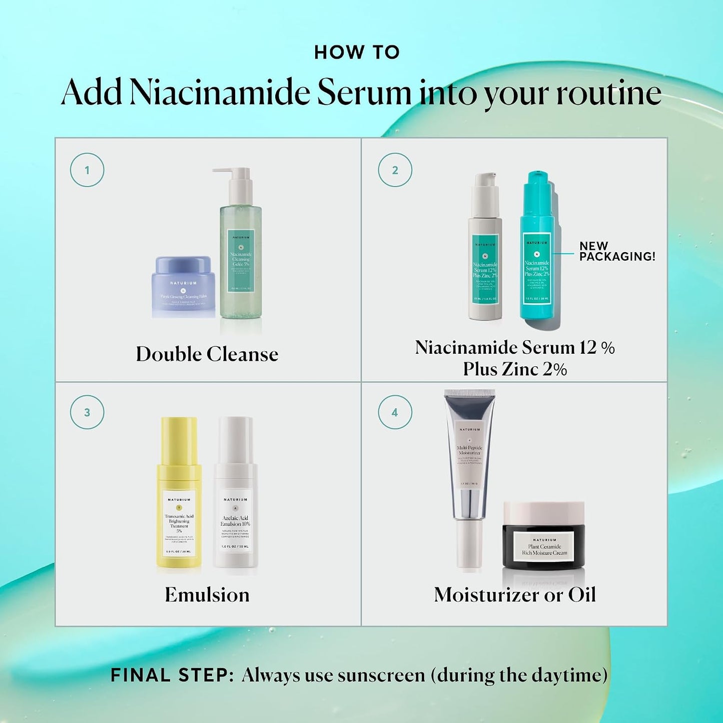 HotNaturium Niacinamide Face Serum 12% Plus Zinc 2%, Anti-Aging, Pore Minimizer & Dark Spot Corrector with Hyaluronic Acid & Vitamin E, Vegan & Cruelty-Free, 1 oz