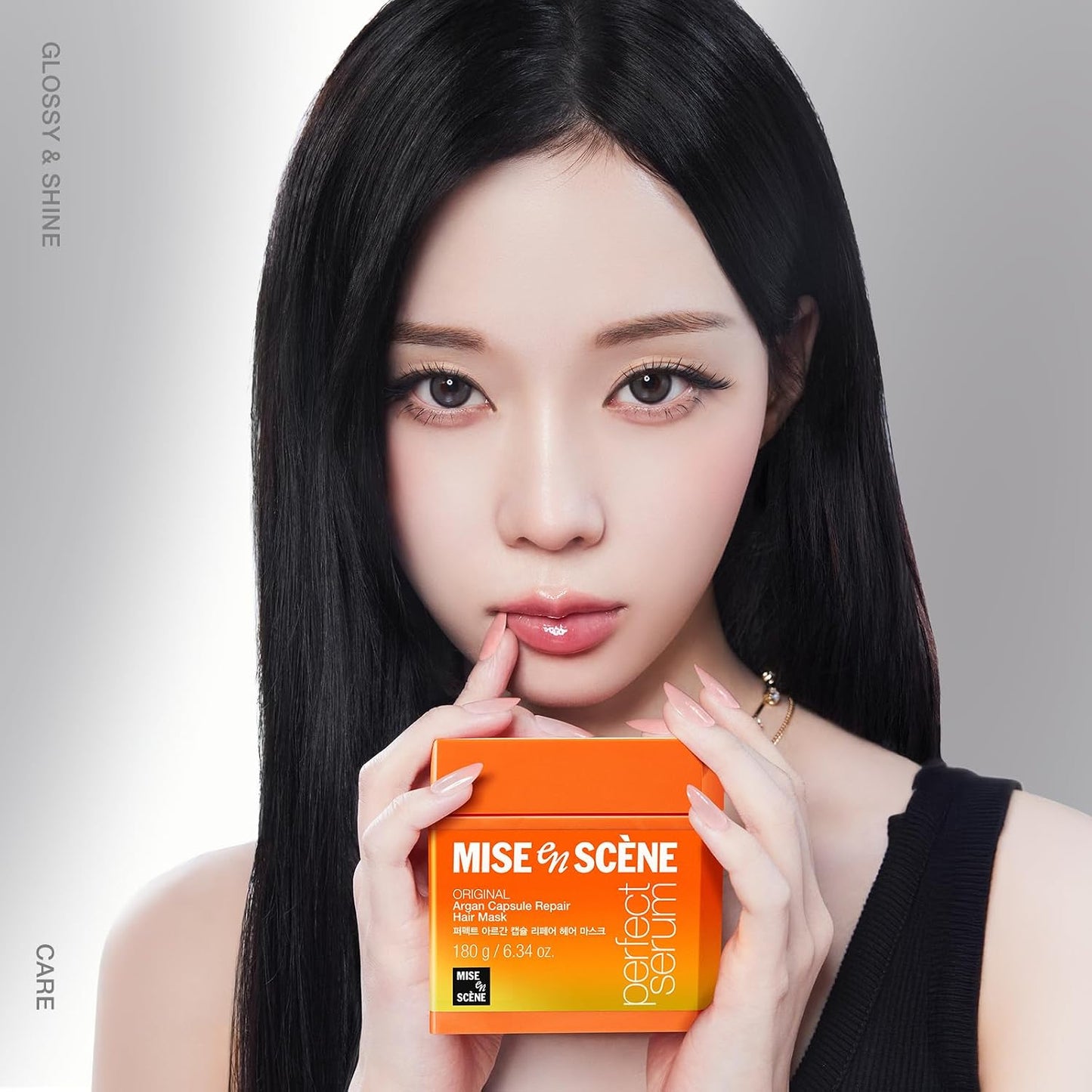 HotMise En Scene Argan Oil Repair Hair Masks - Protein Hair Mask Argan Capsule for Damaged Hair | Deep Conditioning for Dry Hair | For Split Ends | Damaged & Frizzy | Anti Humidity 6.34 Fl. Oz.