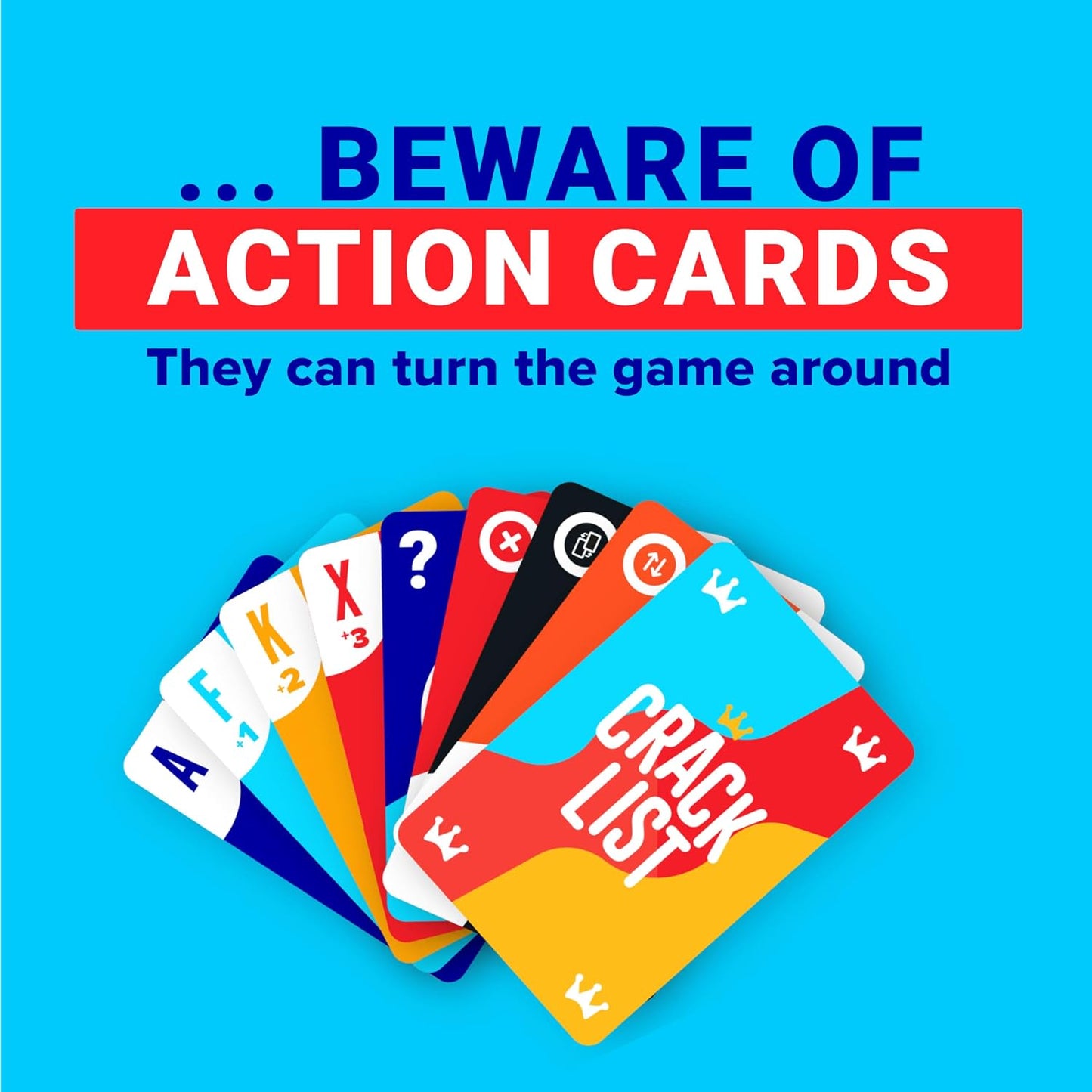 HotSAVANA Crack List - The Crack-You-Up Categories Card Game | 2+ Players | Quick and Hilarious Game for Kids, Teens and Adults | Family Board Games