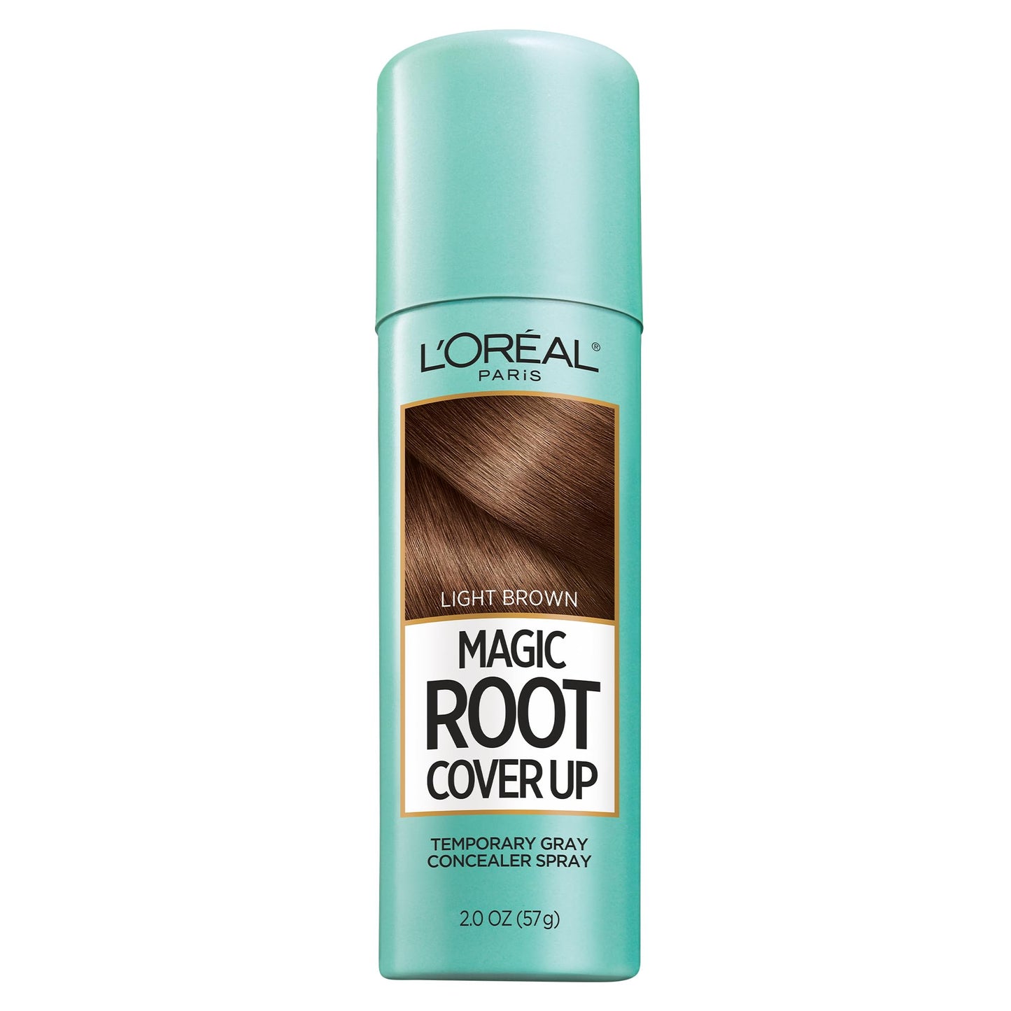 HotL'Oreal Paris Magic Root Cover Up Gray Hair Spray, 100% Gray Hair Coverage with Buildable, Lightweight, Transfer-Resistant, and Temporary Formula, Ammonia-Free, Dark Brown, 2 oz (2 Count)