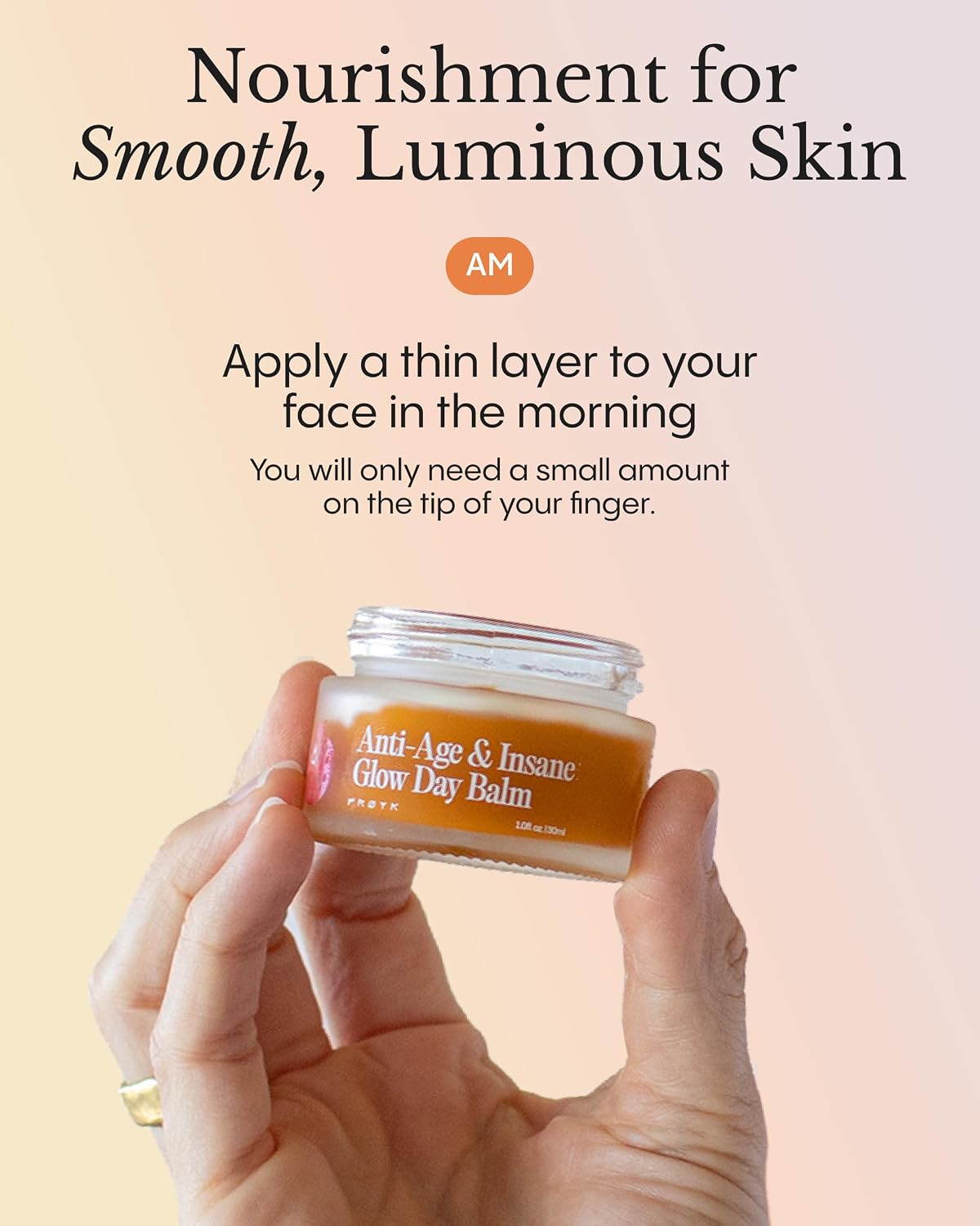 HotFRØYA Organics Anti-Age & Insane Glow Day Balm for Face (1.0 fl oz) | Moisturizing Beeswax Balm to Visibly Reduce Wrinkles, Even Skin Tone, and Boost Collagen, With Rosehip & Sea Buckthorn