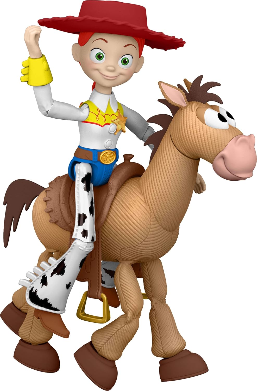 Hot Mattel Disney and Pixar Toy Story 5 Jessie & Bullseye | 7-inch Playscale Action Figures 2-Pack, Posable, Removable Cowboy Hat