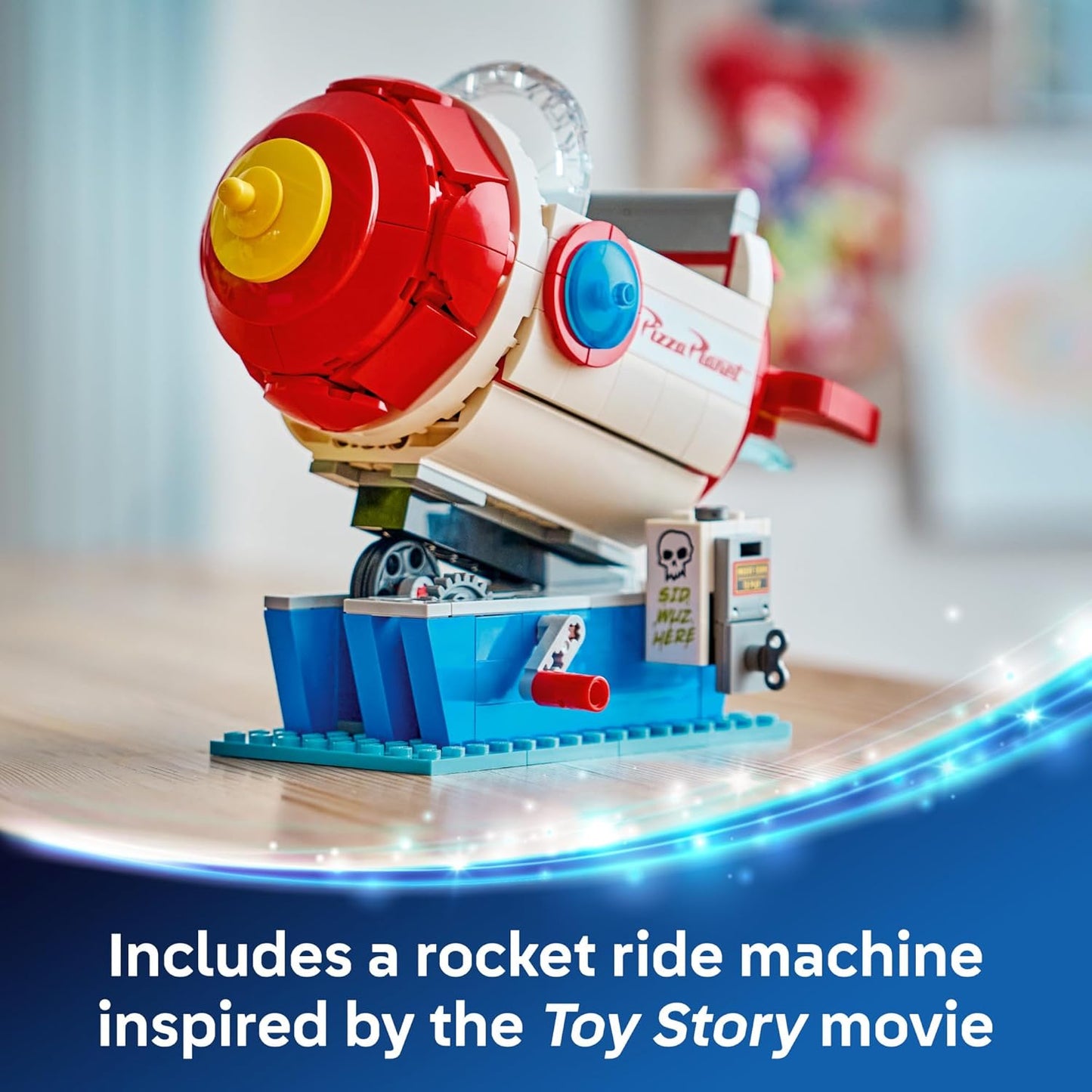 HotLEGO Disney and Pixar Toy Story Alien with Pizza Planet Rocket Ride - Building Toy for Girls & Boys, Ages 9+ - Disney Gift Idea - Kids Bedroom Decor - 43307