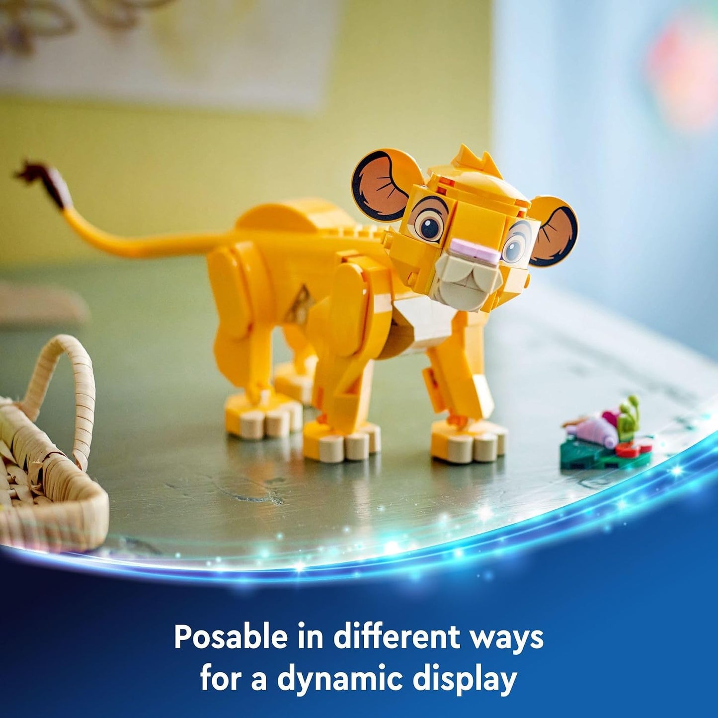 Hot LEGO Disney Simba The Lion King Cub Building Toy - Collectible Play & Display Set - 6 Year Old Girl & Boy Birthday Gift - Detailed Model of Disney Simba - 43243