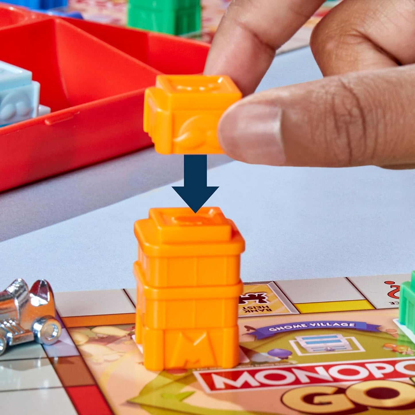 Hot Monopoly GO! Board Game | Inspired by The Popular Mobile Board Game | Ages 8+ | 2-4 Players | 15 Mins. | Family Games | Travel Games for Kids and Adults