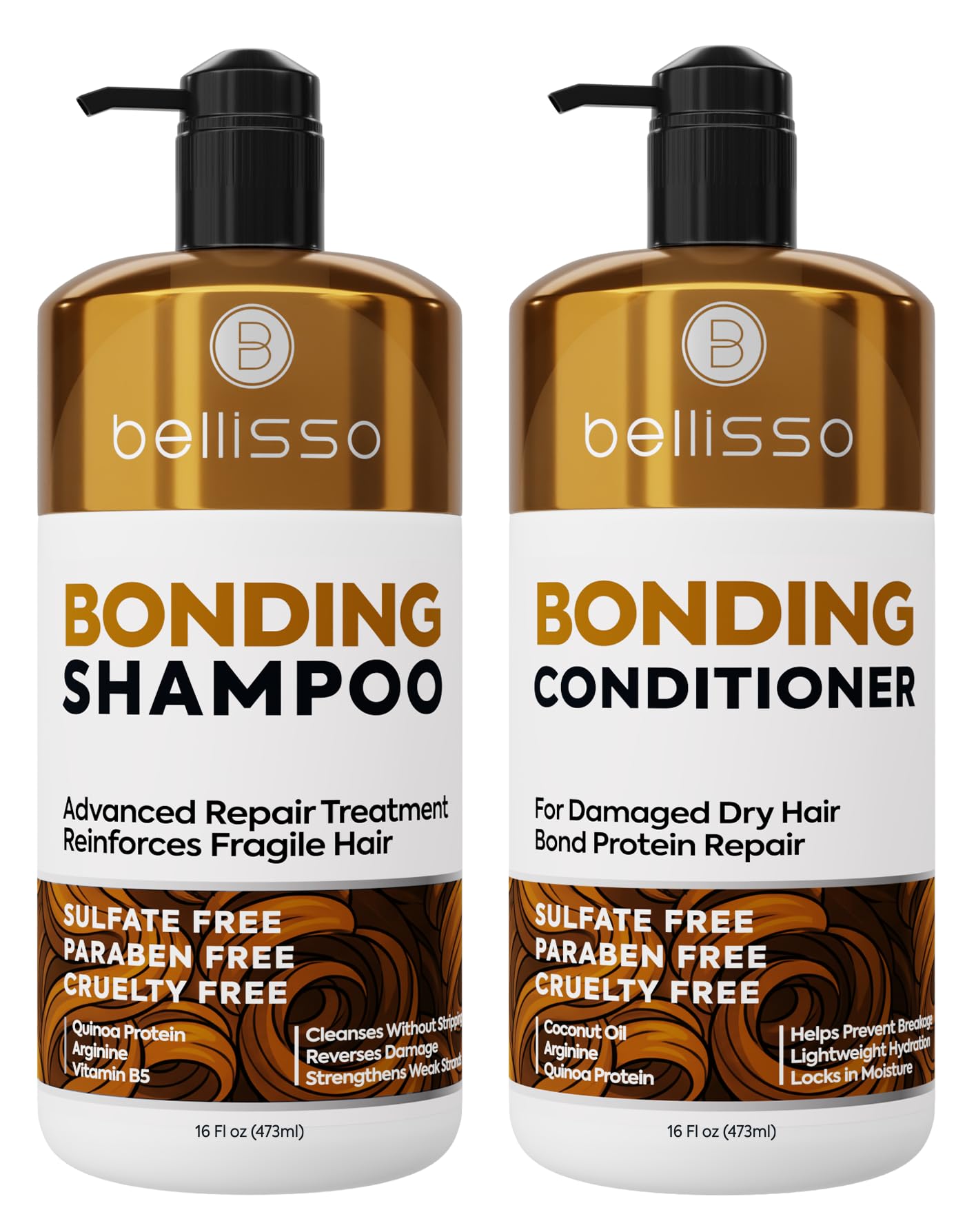 HotBiotin Shampoo and Conditioner Set - Sulfate and Paraben Free Treatment for Men and Women - Hair Thickening Volumizing Products to Help Boost Thinning Hair with Added Keratin