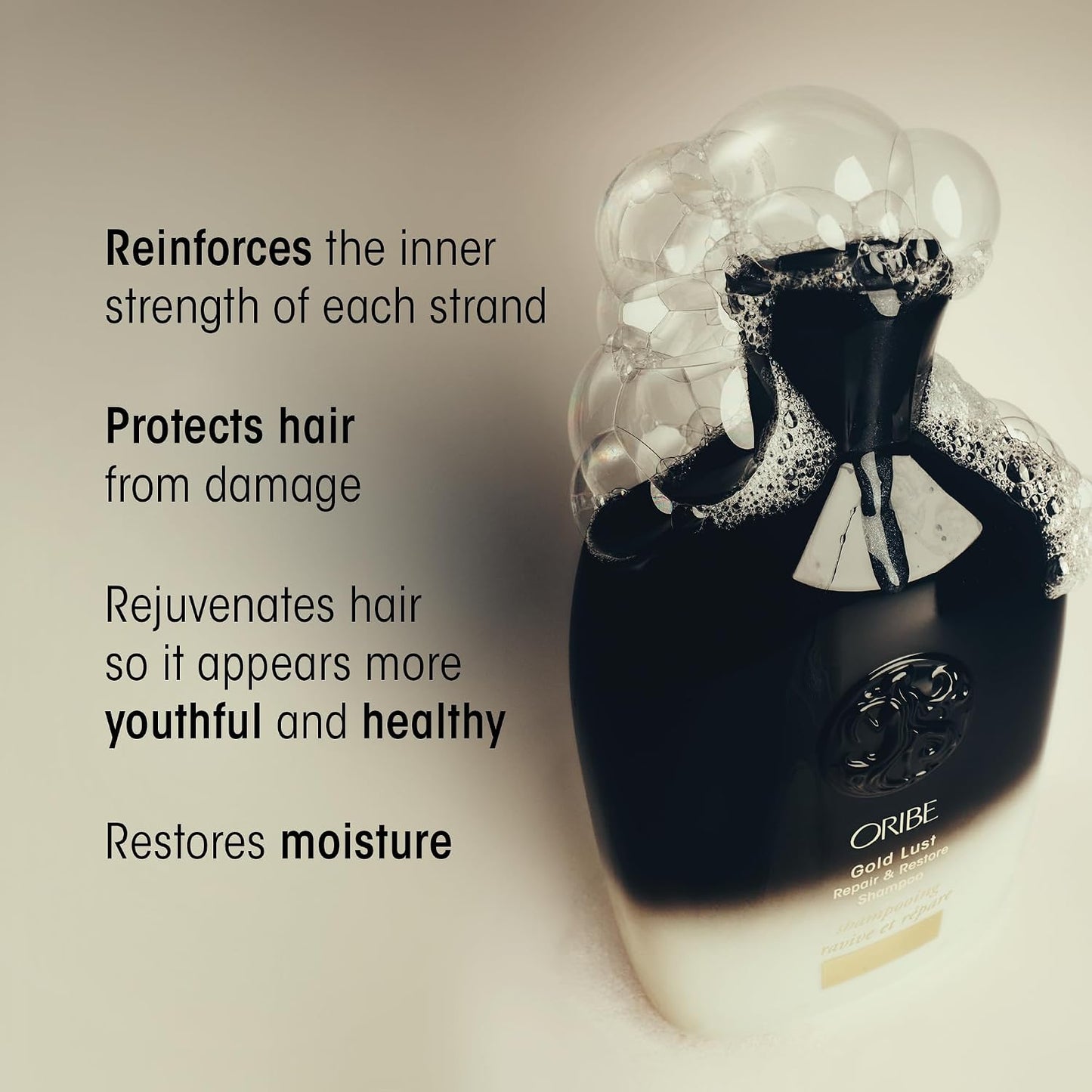 HotOribe Gold Lust Repair & Restore Shampoo - Repairs Damaged Hair