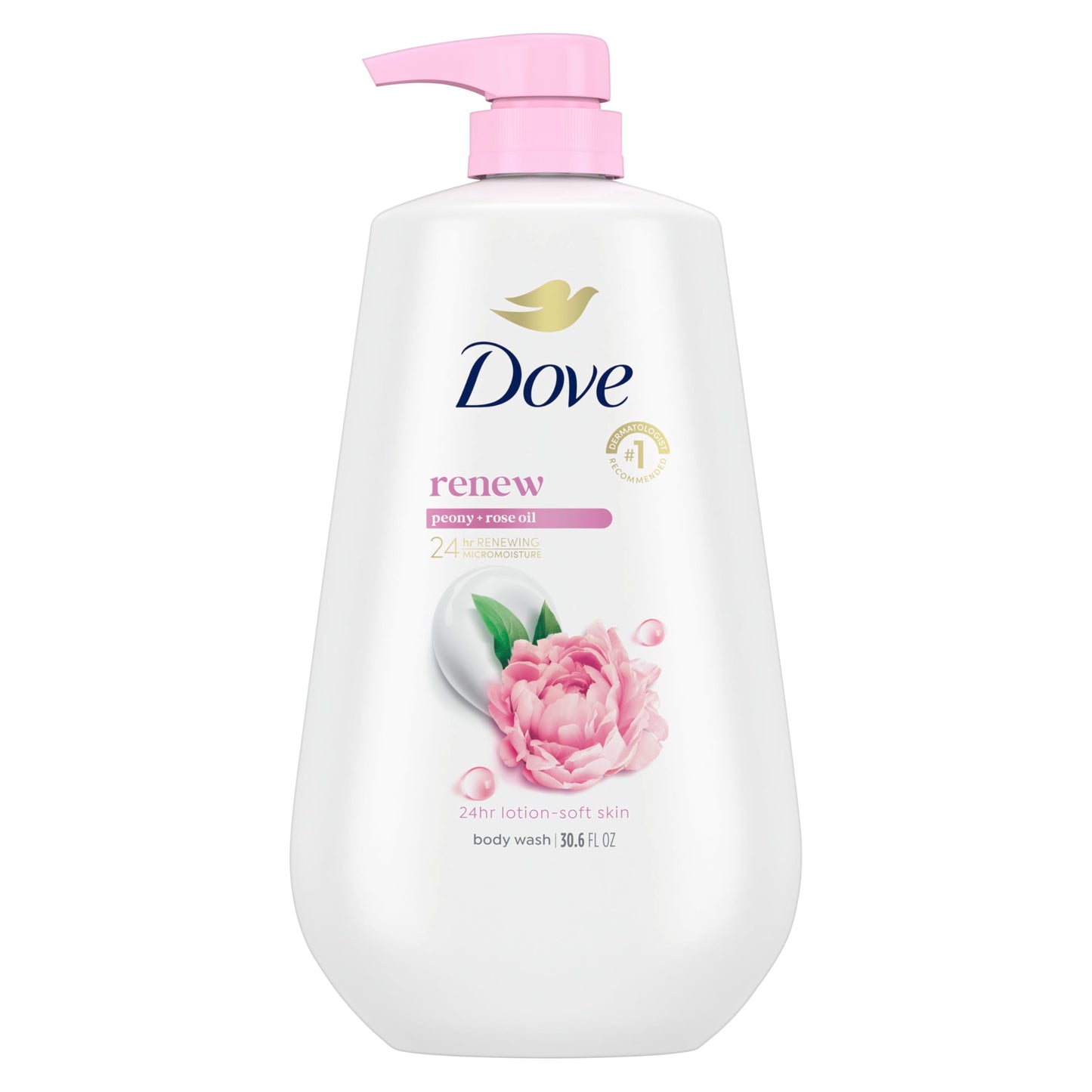 HotDove 24hr Lotion Body Wash Revitalizante Cherry & Chia Milk, 30.6 oz | Hydrating body wash with MicroMoisture and a luscious cherry scent