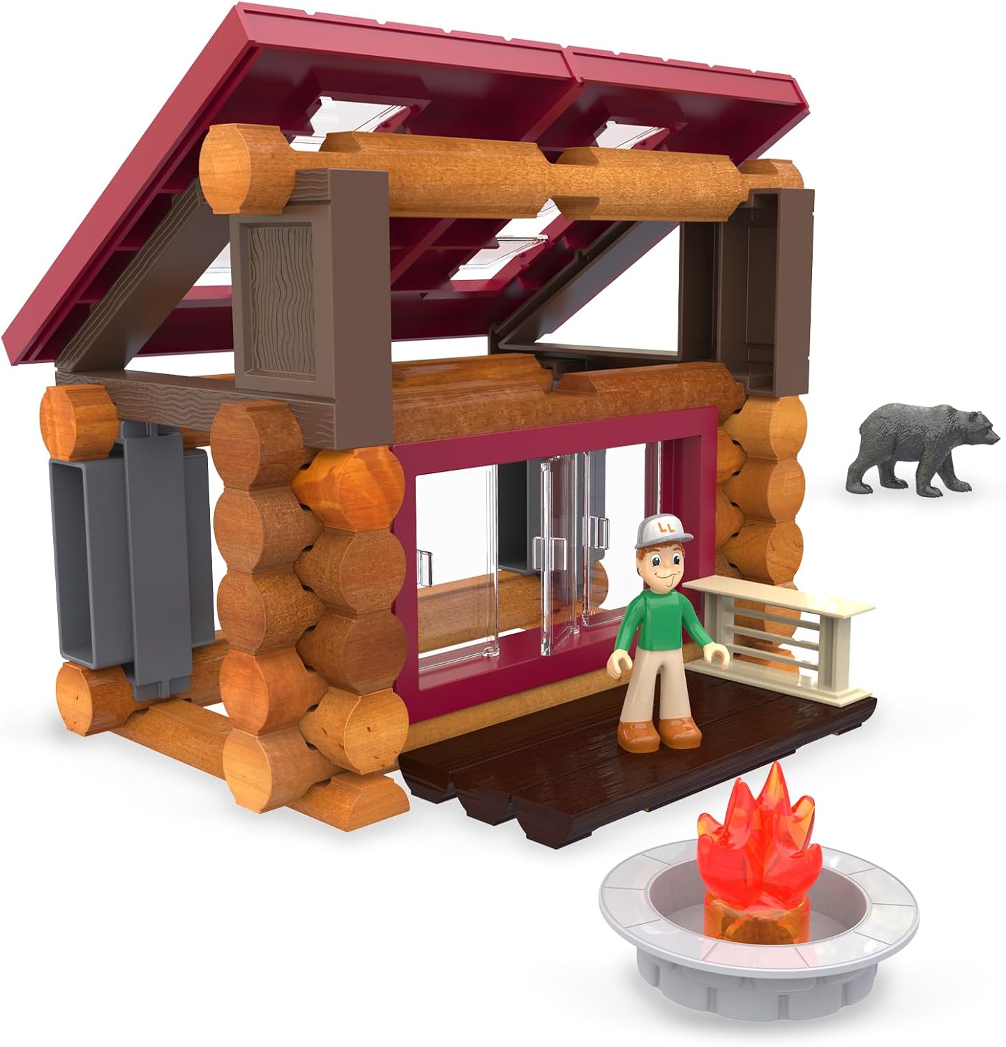 Hot Lincoln Logs Adventure Pod Cabin