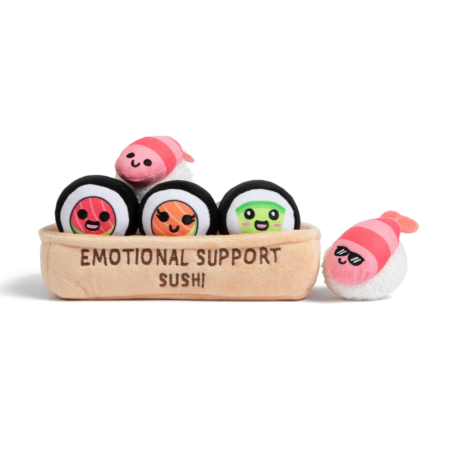 Hot WHAT DO YOU MEME? Emotional Support Donuts by Relatable, Cuddly Stuffed Animals and Toys, Squishy Toys and Plushies, Great Ideas for Loved Ones of All Ages, Includes 5 Plushies with Carrying Basket