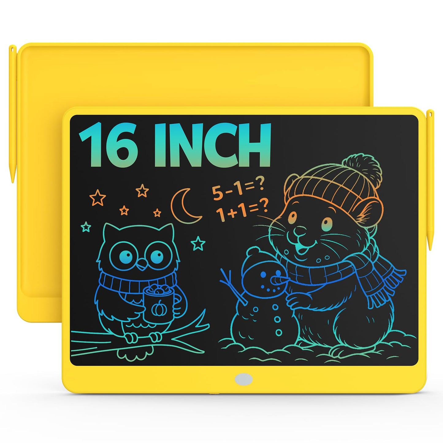 HotBravokids 10 Inch LCD Writing Tablet for 3-8 Year Olds - Electronic Drawing Pad and Doodle Board as Educational Birthday Gifts for Girls and Boys (Pink)