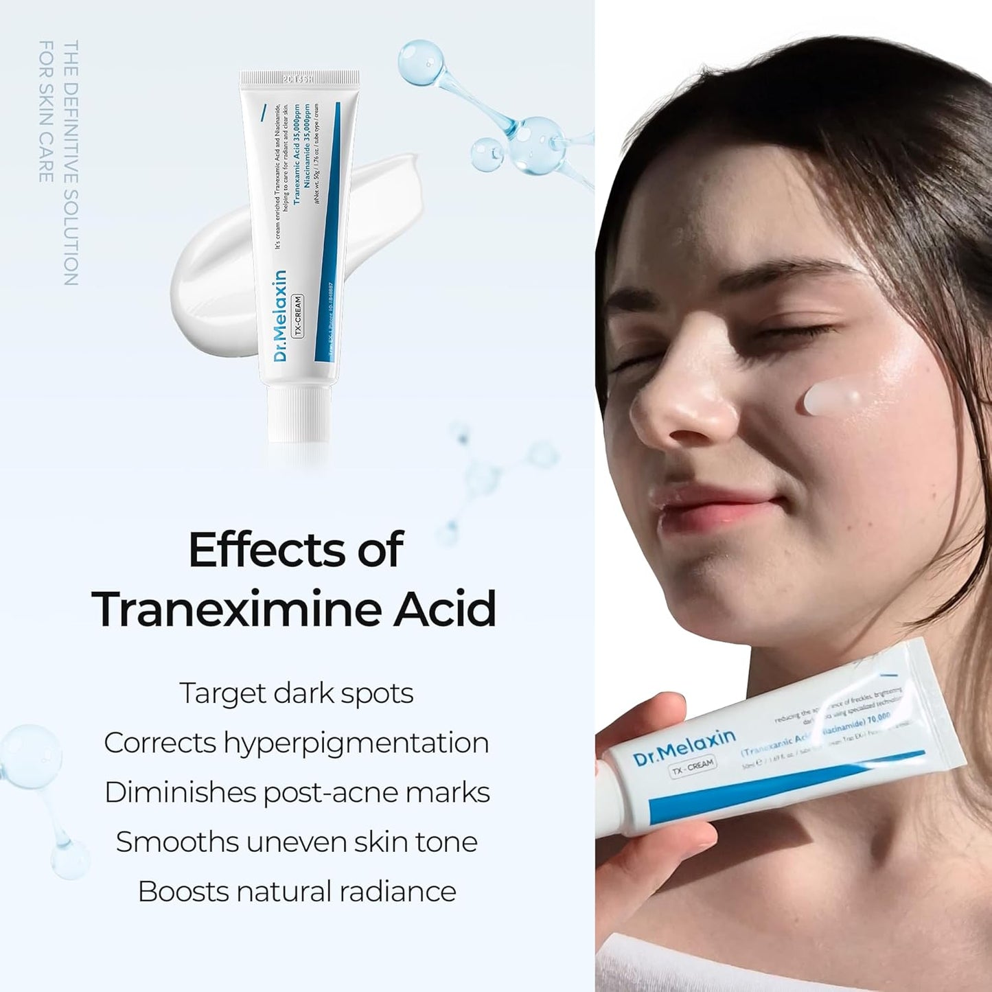 HotDR.Melaxin TX Tranexamic Acid CREAM | Skin freckle Cream, Blemishes, Anti-pigmetation korean skin care | Korean Cosmetics | 1.7 fl oz (50 ml)