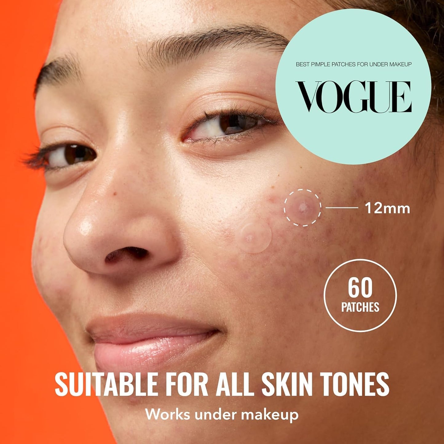 HotGood Molecules Pimple Patches for Face, 100 Pack – Ultra-Thin Hydrocolloid Patches, Invisible Under Makeup, Conceals Blemishes, Blackheads & Zits, Suitable for Acne-Prone Skin