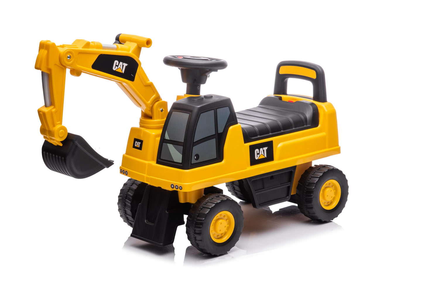 Hot Best Ride On Cars CAT Excavator Push Car – Licensed Caterpillar Ride-On Digger Toy for Kids with Rotating Bucket & Under-Seat Storage – Construction Vehicle for Toddlers