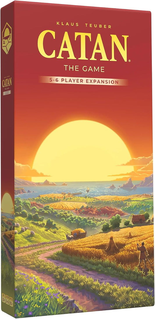 HotCATAN 5-6 Player Board Game Expansion (6th Edition) Strategy Game ADD-ON, Requires the CATAN Base Game (Sold Separately), Ages 10+, 5-6 Players, 90+ Minute Playtime
