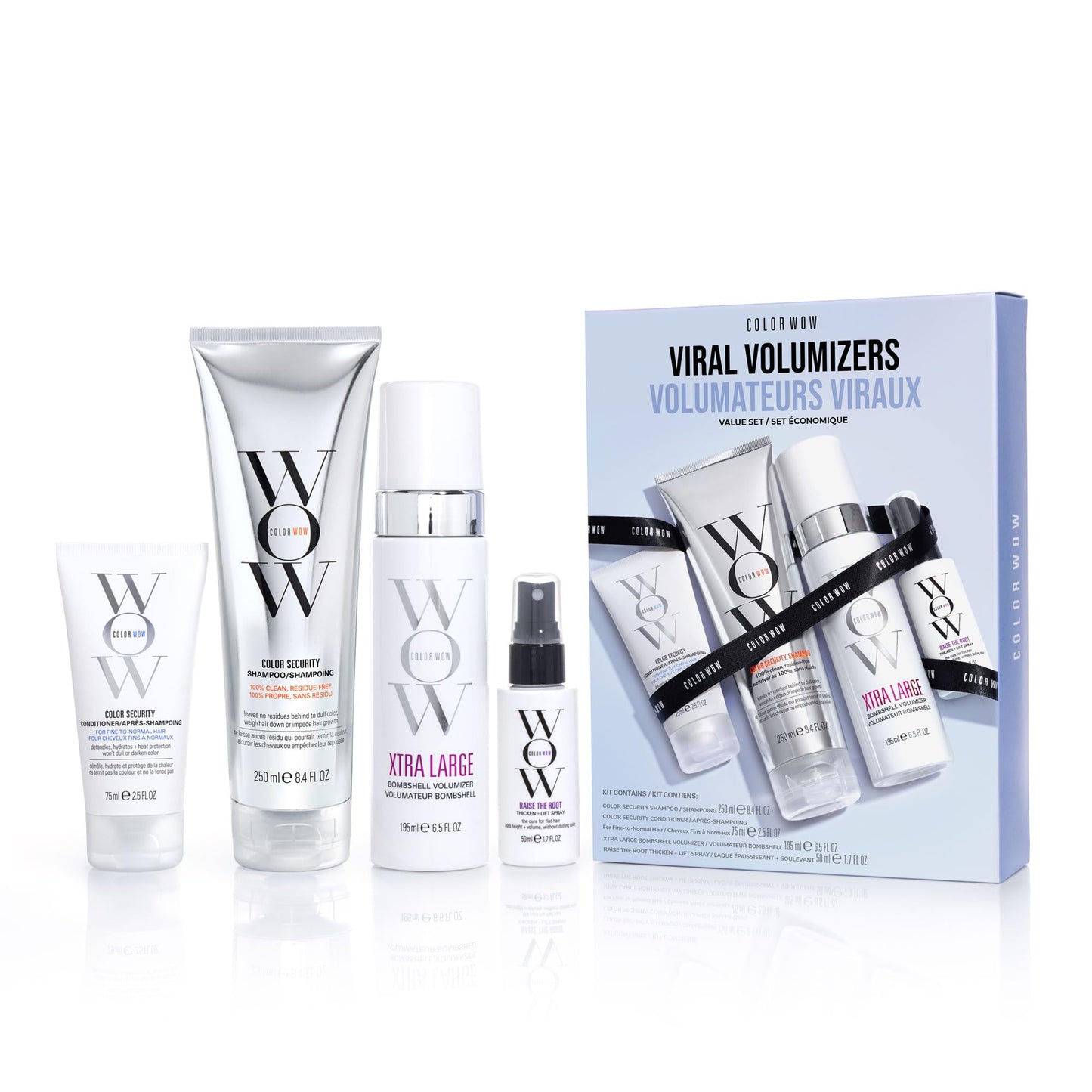HotCOLOR WOW Xtra Large Bombshell Volumizer, 1.67 fl oz – New Alcohol-Free Technology for Lasting Volume and Thickness