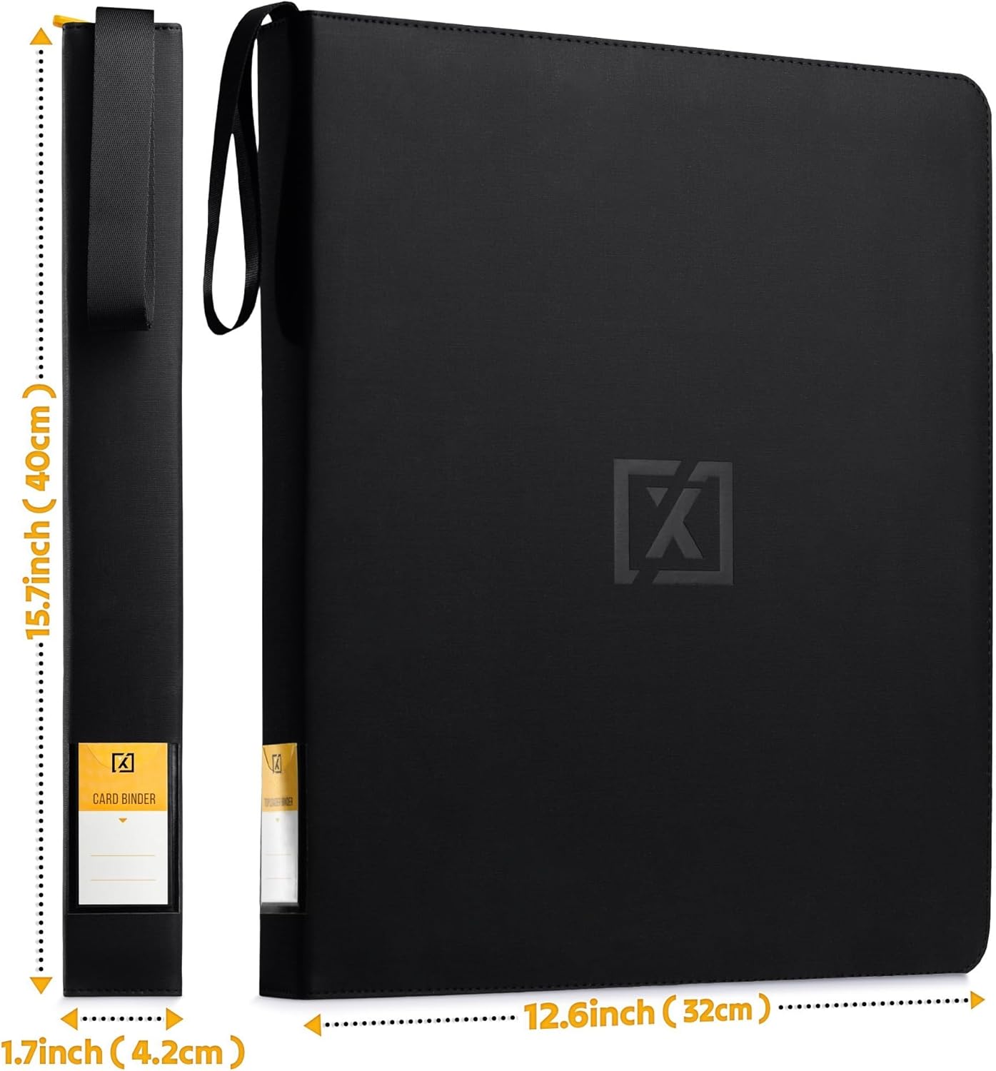 Hot X PRO Top Load Card Binder - Compatible with Top-loading Card Cases - Fits 252 | 20 Premium Loaders Included | 9-Pocket Ringless Double-Sided Pages | Premium Storage for TCG & Sports Cards