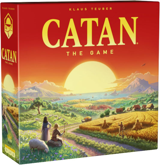 HotCATAN Board Game (6th Edition) Trade, Build & Settle in the Classic Strategy Game for Family, Kids & Adults, Ages 10+, 3-4 Players, 60-90 Min Playtime