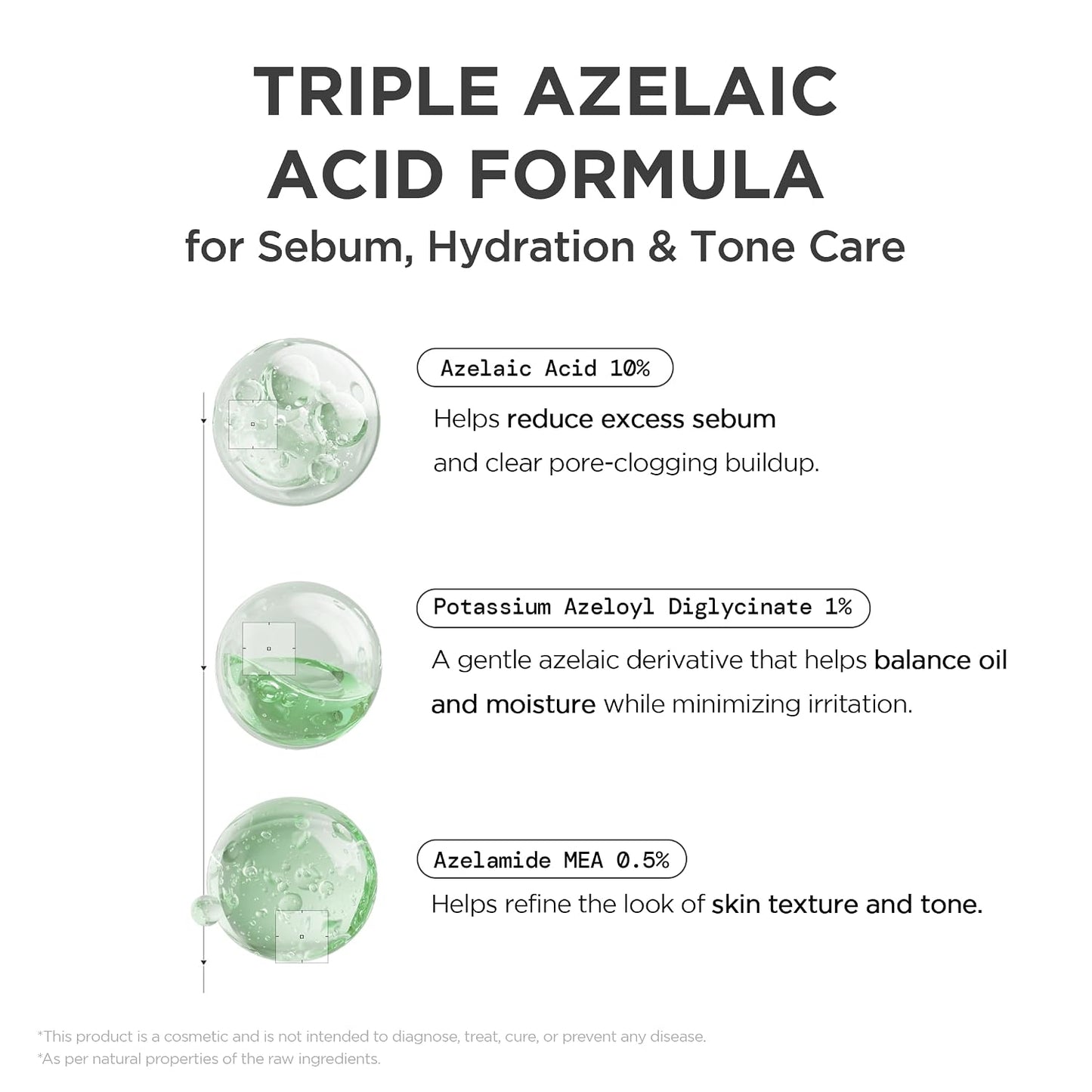 HotSKIN1004 Azelaic Acid 10% Ampoule, Hydrating Face Serum for Blemish-Prone & Irritated Skin, Soothing Care for Visible Marks with Centella, Niacinamide-Free, Korean Skin Care, 1.01 fl.oz / 30ml