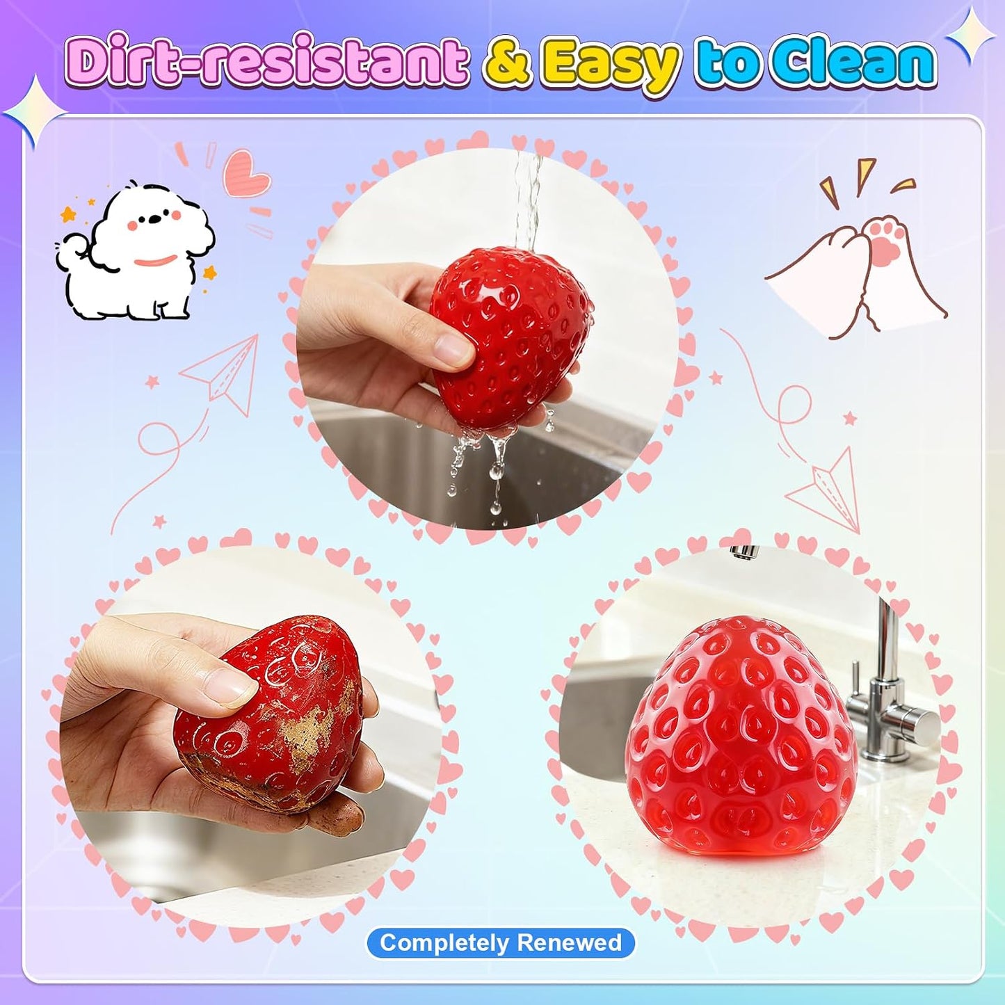 Hot 22PCS Squishy Toys Set, Adorable Fidget Toys Kit for Kids & Adults | Soft TPR Squeeze Toys, Squishies Ideal for Anxiety Stress Relief, Party Favors Classroom Birthday Gifts for Boys & Girls