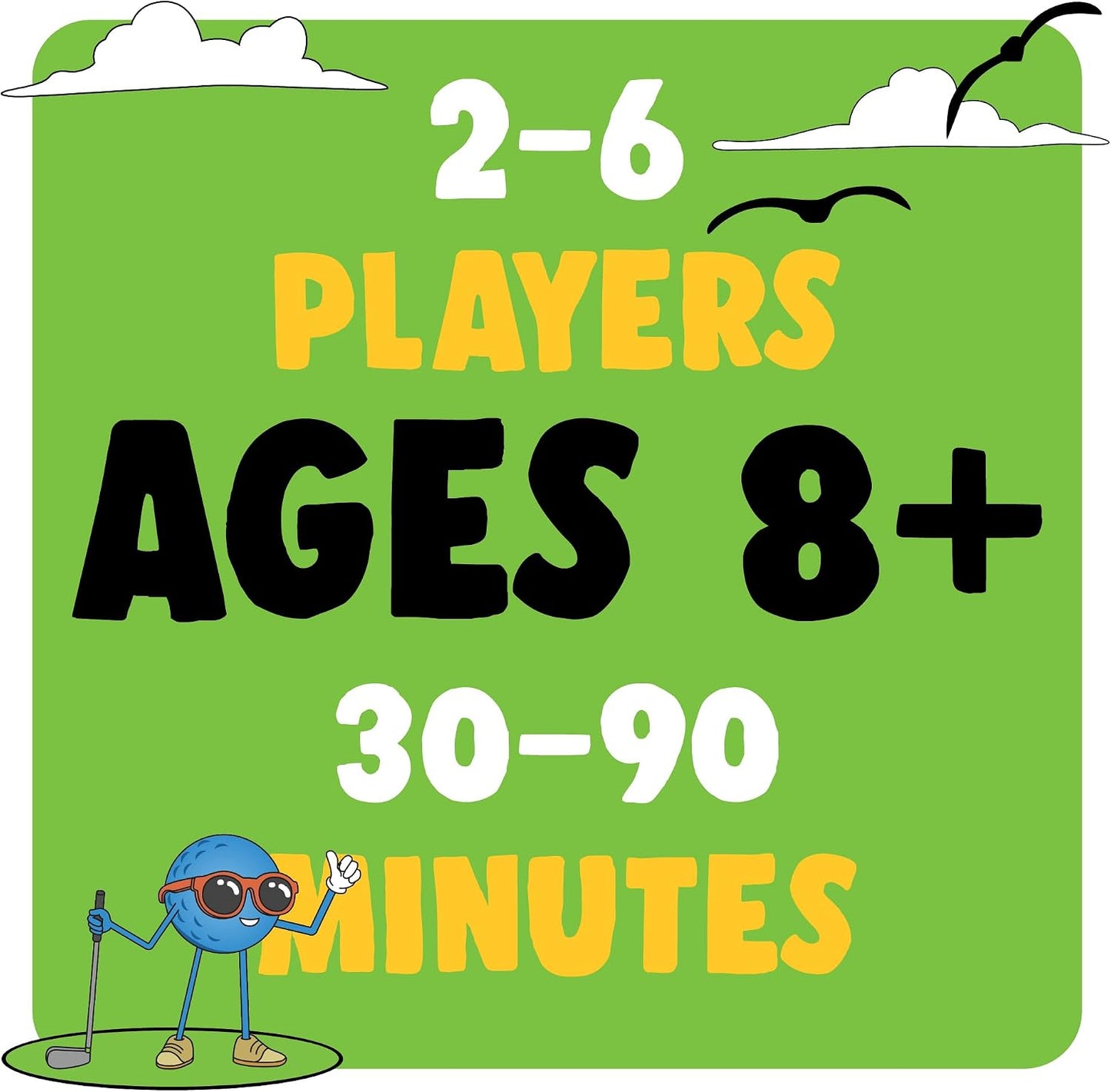 HotPlay Nine The Card Game of Golf, Ages 8 and Up, Couples Date Night Gift, Game Night Favorite, 15 Min Gameplay, Family Friendly Card Game for Kids, Teens & Adults, Great Golf Gift