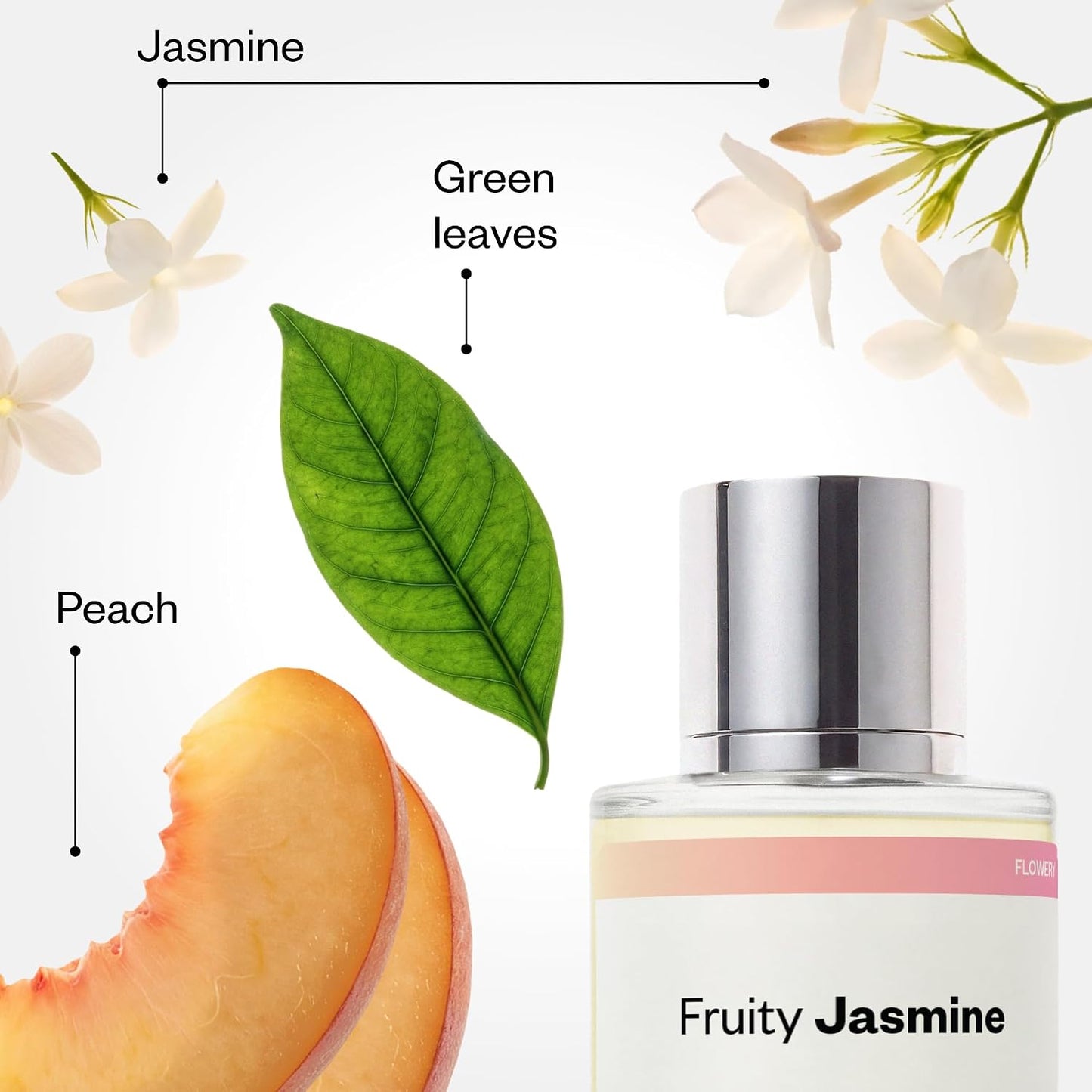 Hot Dossier - Fruity Jasmine - Eau de Parfum - Inspired by J'adore - Long-Lasting Fragrance - Feminine - 1.7 fl oz (50ml)