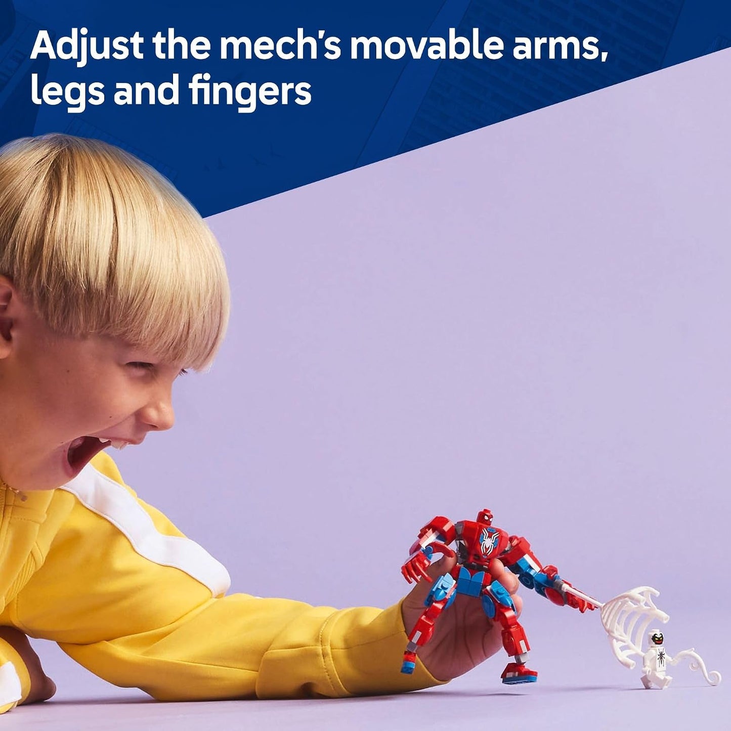 Hot LEGO Marvel Spider-Man Mech vs. Anti-Venom Building Toy Set - Spider-Man Toy for Kids, Boys and Girls, Ages 6+ - Buildable Action Figure - Superhero Gift for Birthday - 76308