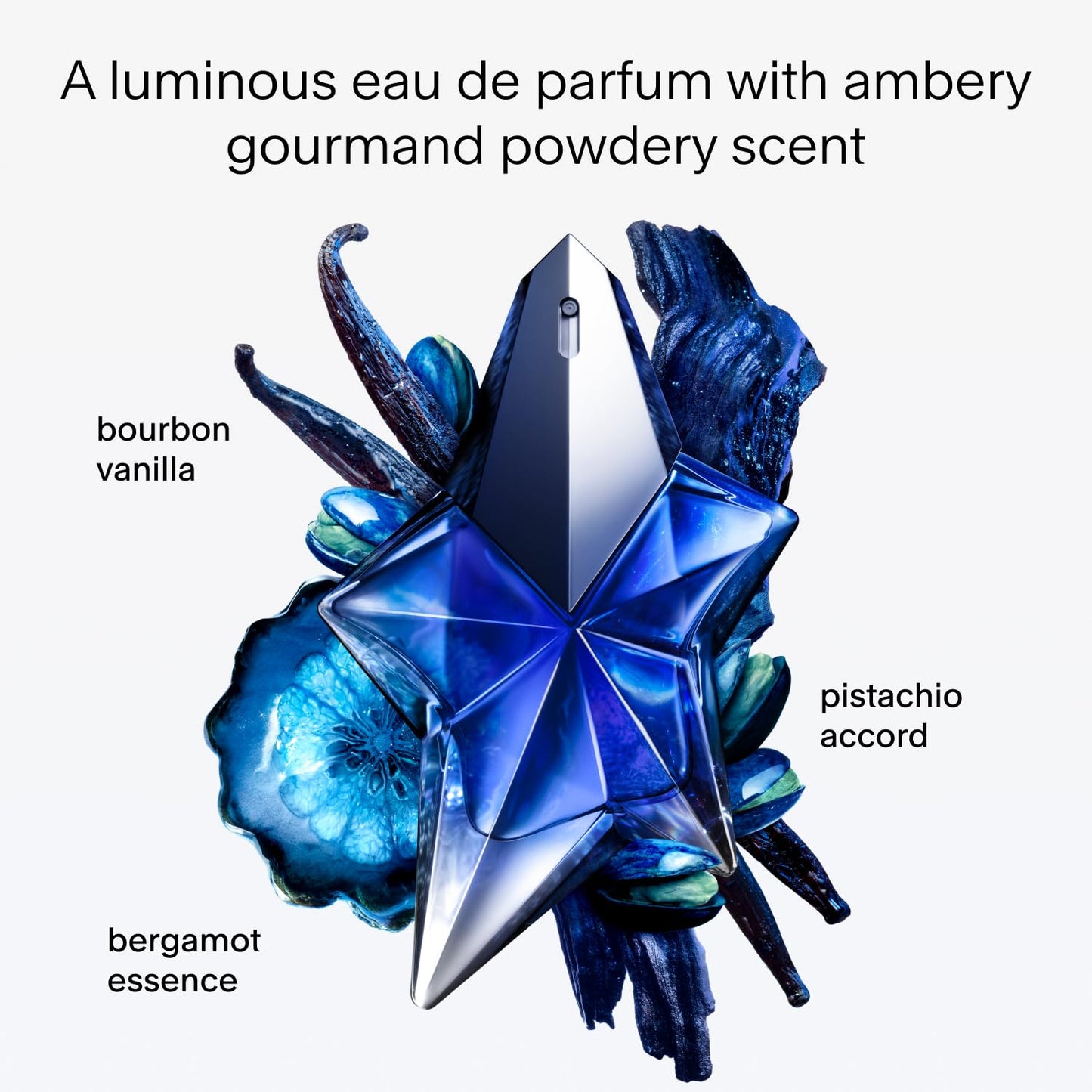 Hot Mugler - Angel Stellar - Eau de Parfum - Womens Perfume - Ambery Gourmand - With Pistachio, Vanilla & Woody Accord