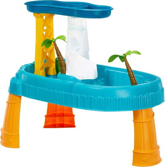 Hot Little Tikes Waterfall Island Water Table (Amazon Exclusive) Activity Playset with Accessories, Outdoor, for Boys and Girls Ages 2-5 Years