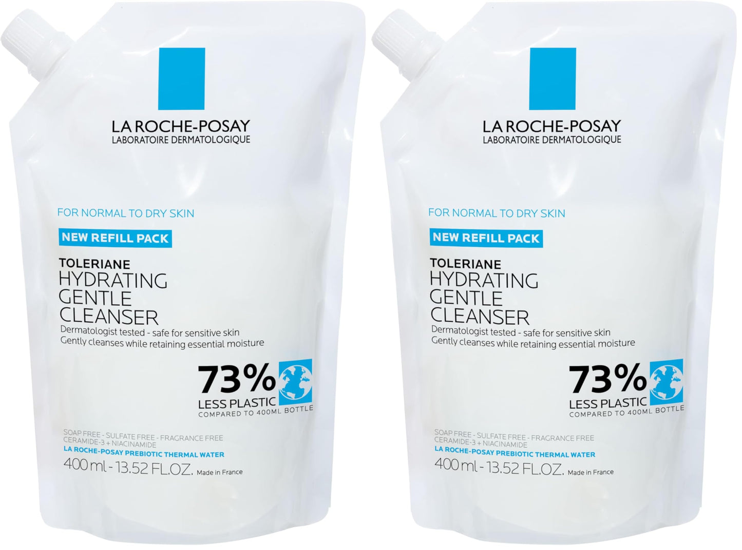 HotLa Roche-Posay Toleriane Hydrating Gentle Face Cleanser, Hydrating Facial Cleanser With Niacinamide + Ceramides, Daily Face Wash For Dry Skin To Normal Skin, Sensitive Skin Tested, Fragrance Free