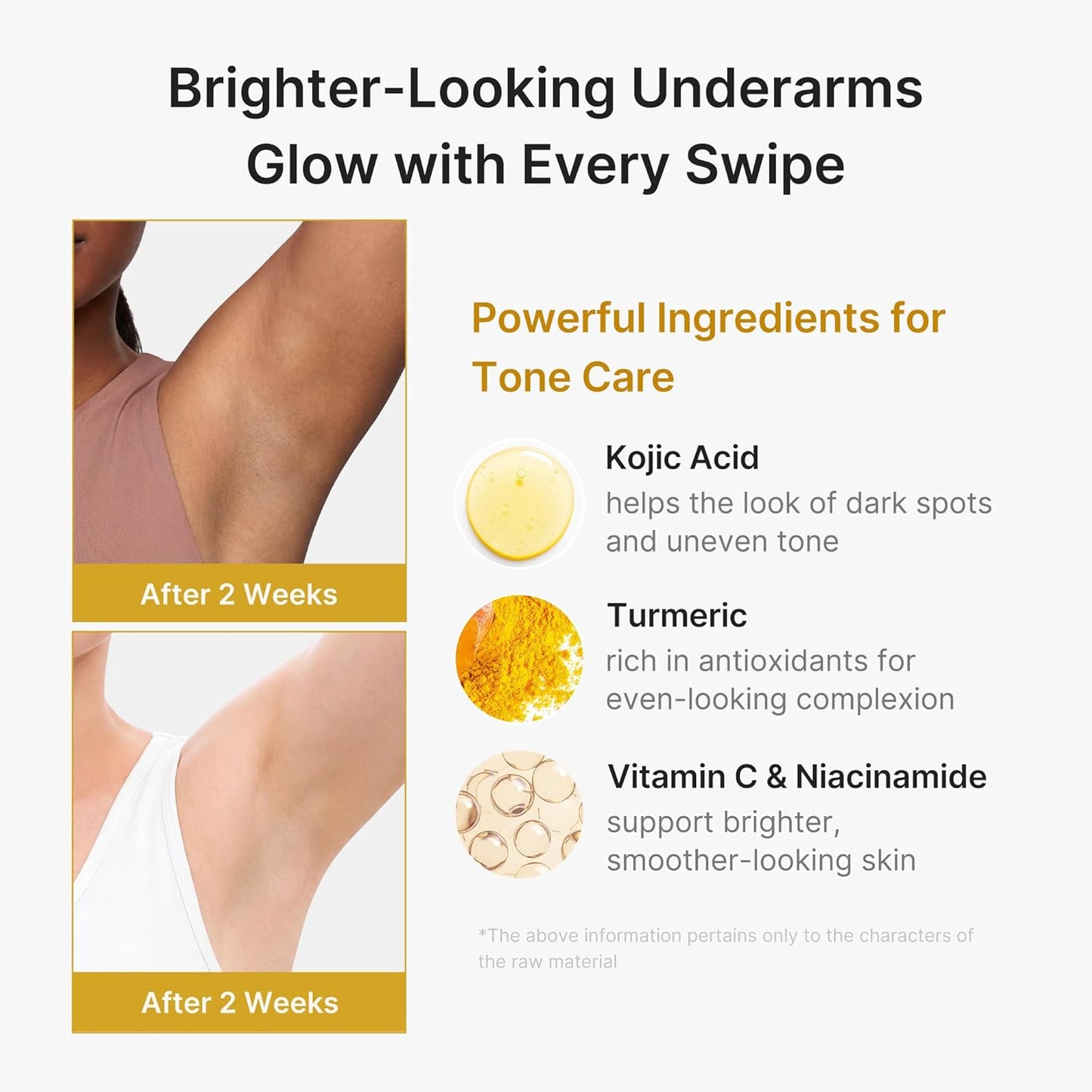Hotmedicube Kojic Acid & Turmeric Aluminum-Free Deodorant | Vanilla & Pistachio Perfumed Stick, All-Day Odor Protection for Women & Men | Underarm Brightening Care | Korean Skincare, 2.92 oz.