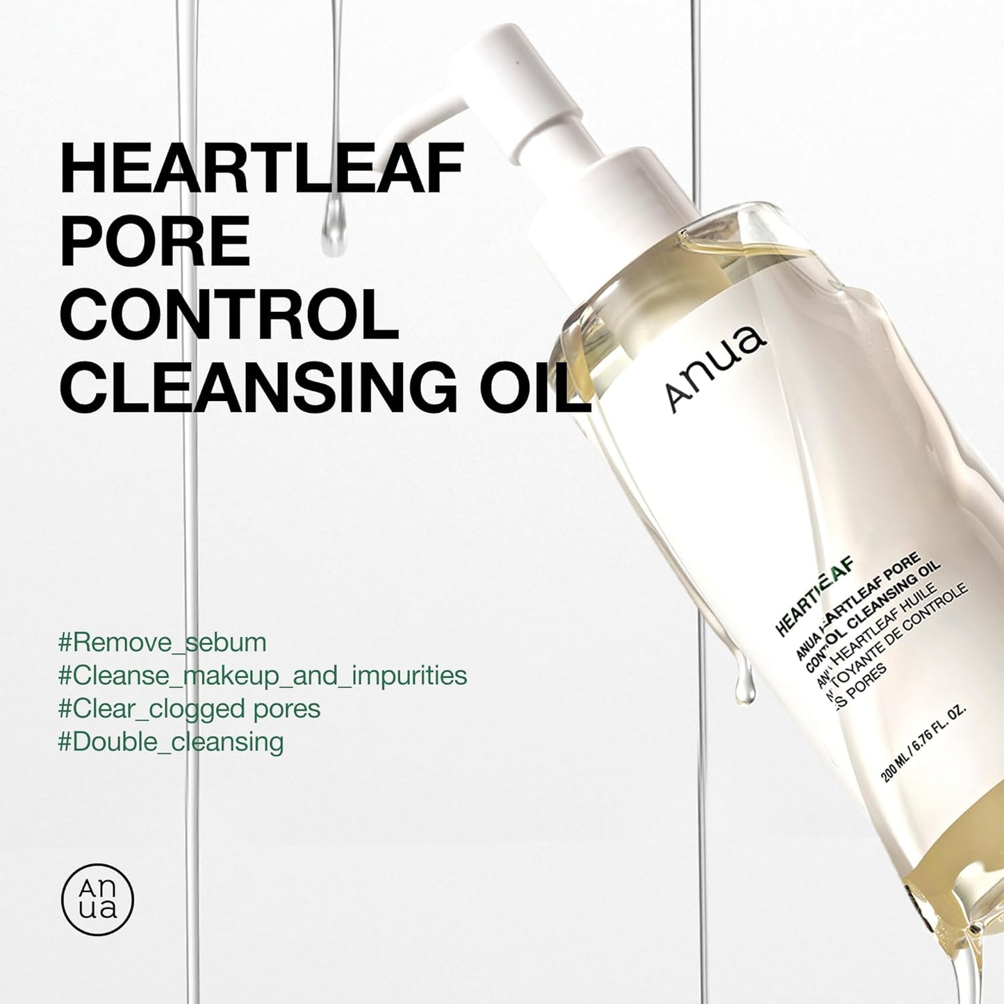 HotAnua 3-Step Glass Skin Beginner Set, Oil Cleanser and Face Wash with Facial Serum, Double Cleansing Daily Routine with Niacinamide, Korean Skin Care Set
