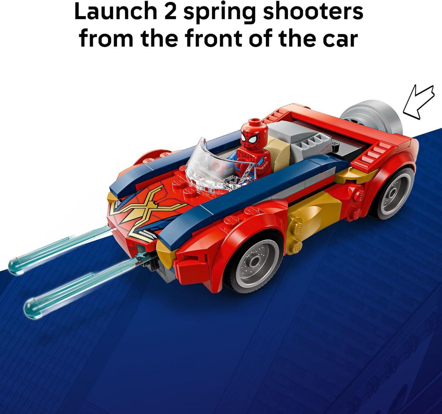 Hot LEGO Marvel Spider-Man Car vs. Venomized Wolverine Building Toy for Boys & Girls - Super Hero & Villain Playset W/2 Marvel Minifigures - Gift Idea for Birthdays - Ages 7+ - 76336