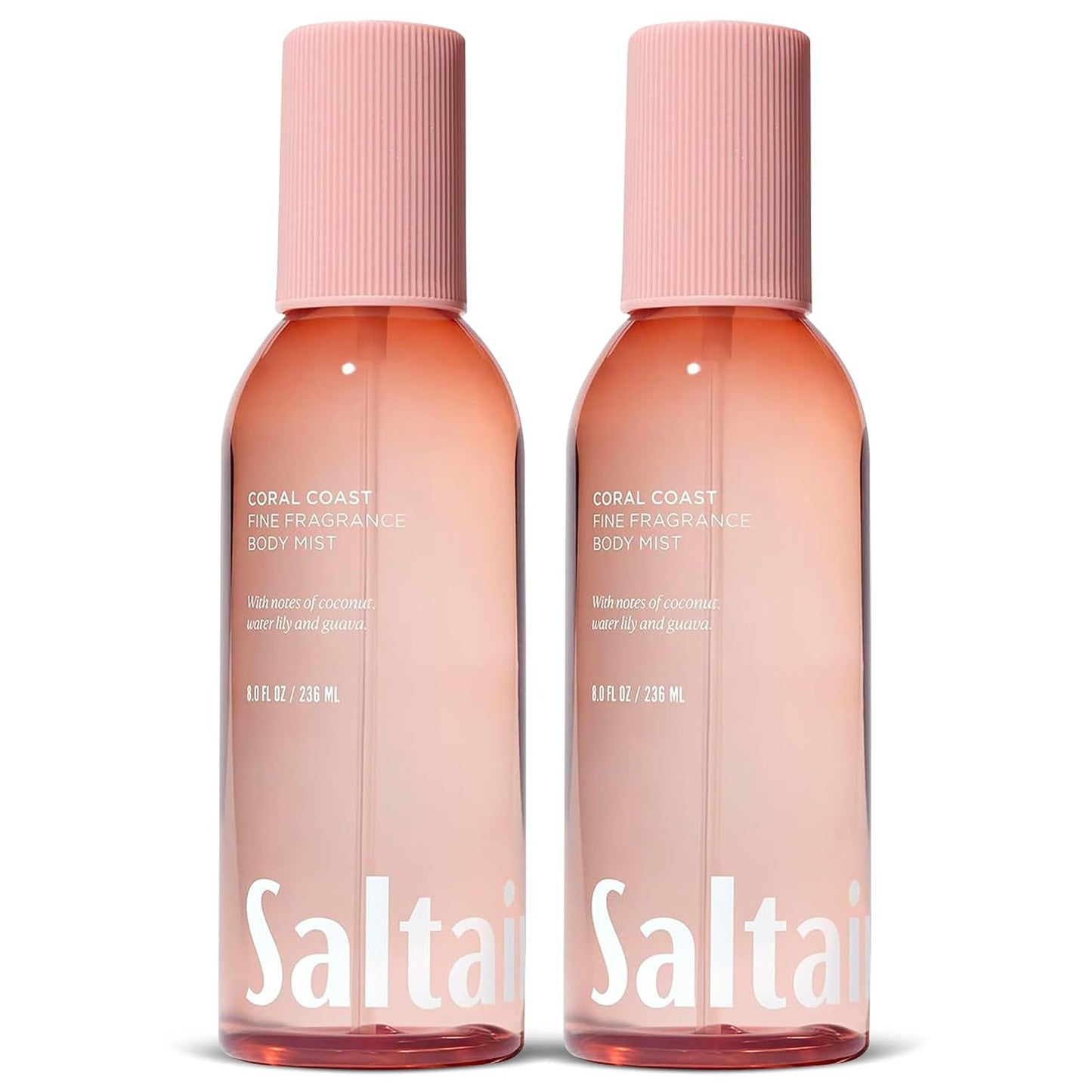 Hot Saltair Body Mist 2 Pack - Fine Fragrance, Lightweight Body Spray Mist with Santal Bloom Scent. Long Lasting Perfume Mist. 2x 8oz Bottles
